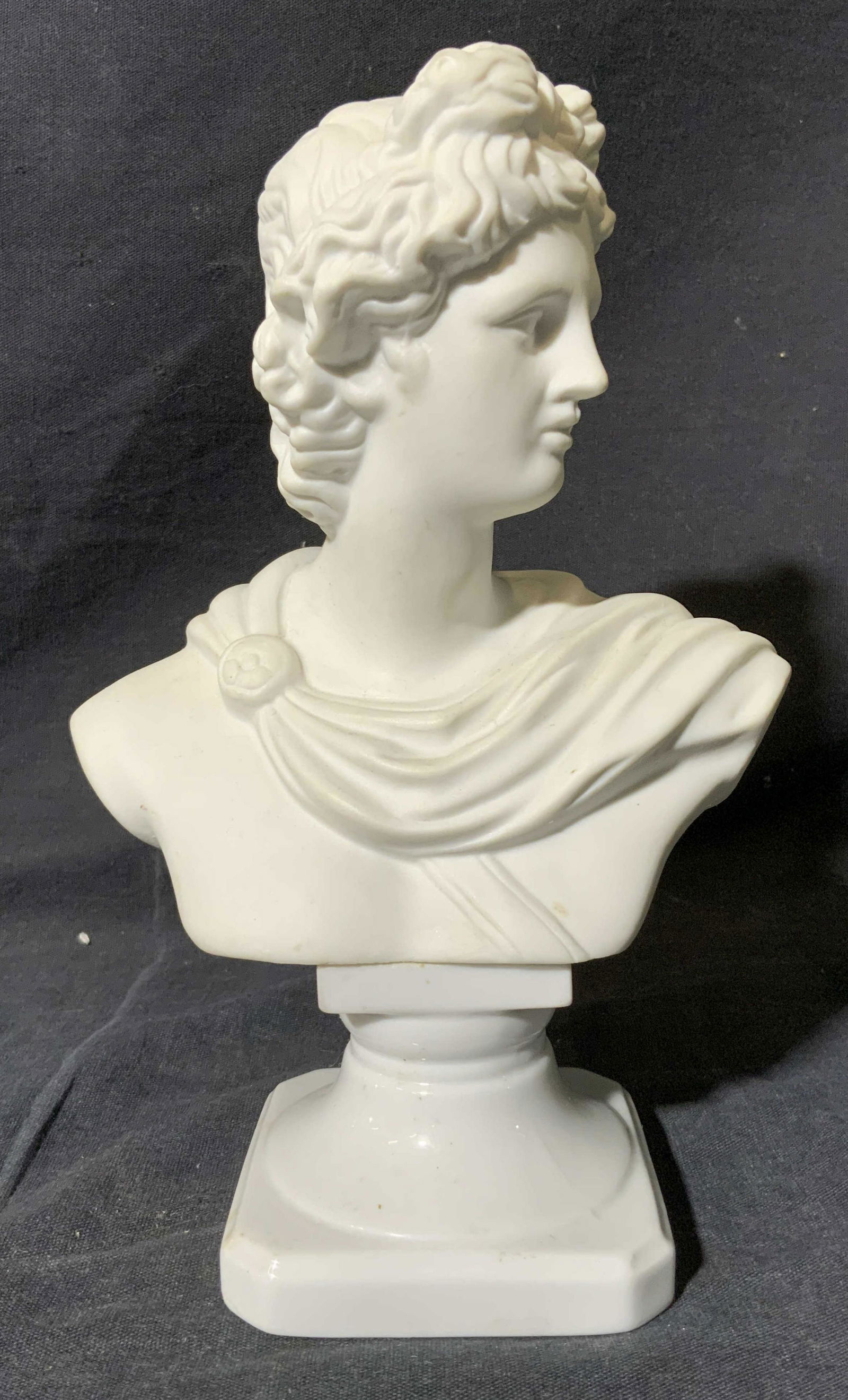 Miniature Bisque Porcelain Bust (1 of 7)