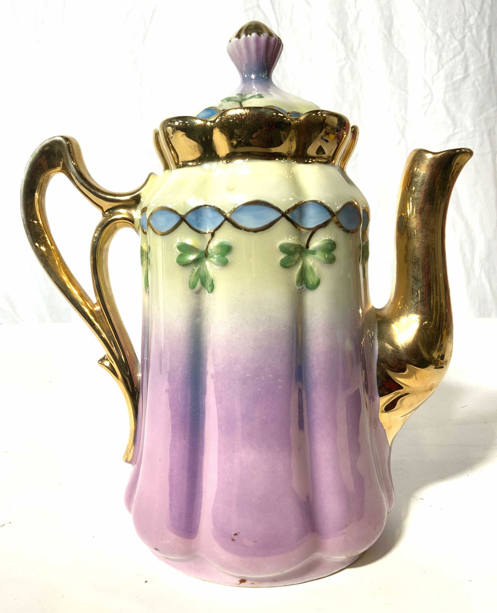 Vintage German Porcelain Coffee Pot W Lid (1 of 9)