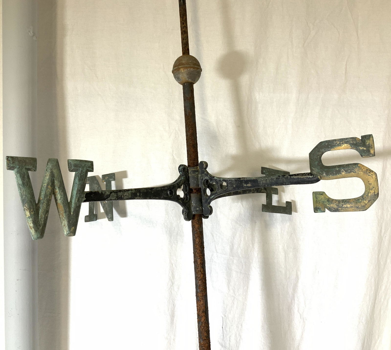 Antique Iron Weathervane, NSEW Direction (1 of 8)