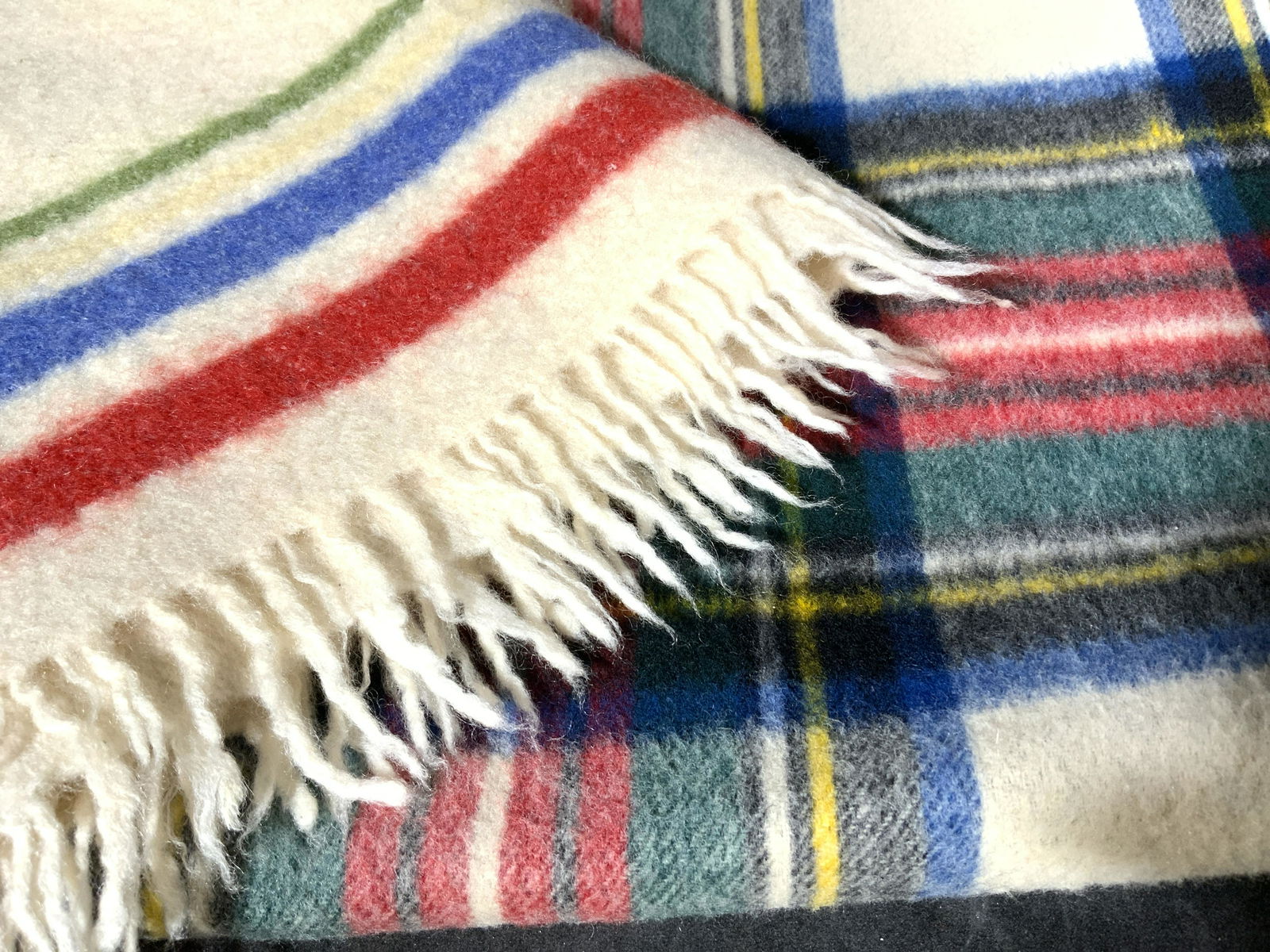 Lot 2 Wool Throw Blankets (1 of 5)