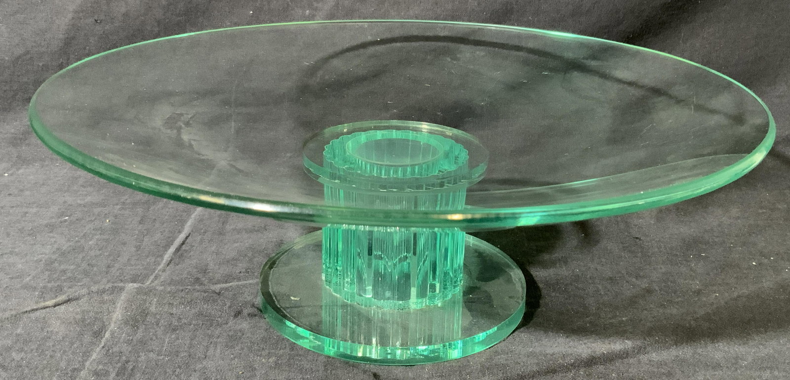 Clear Glass Cake Stand / Tazza (1 of 6)