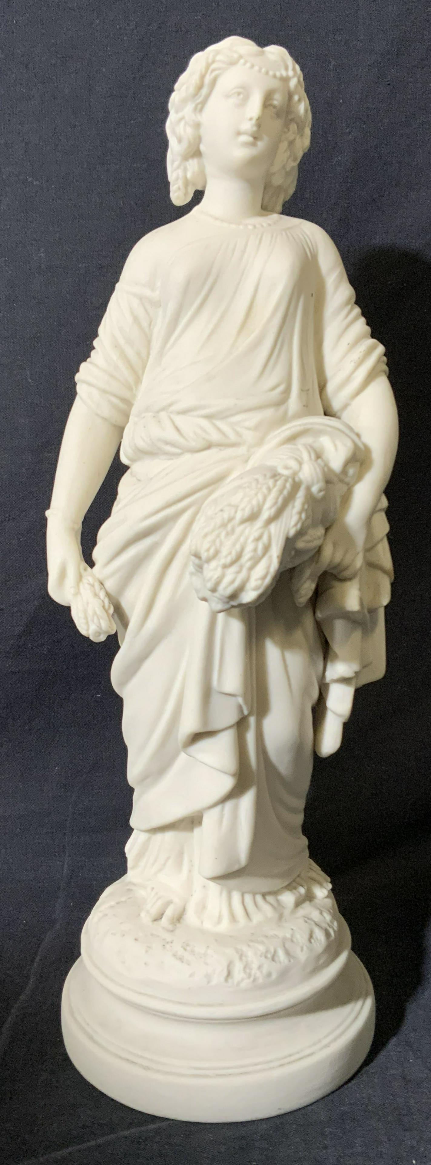 Cast Ceramic Figural Statue (1 of 7)