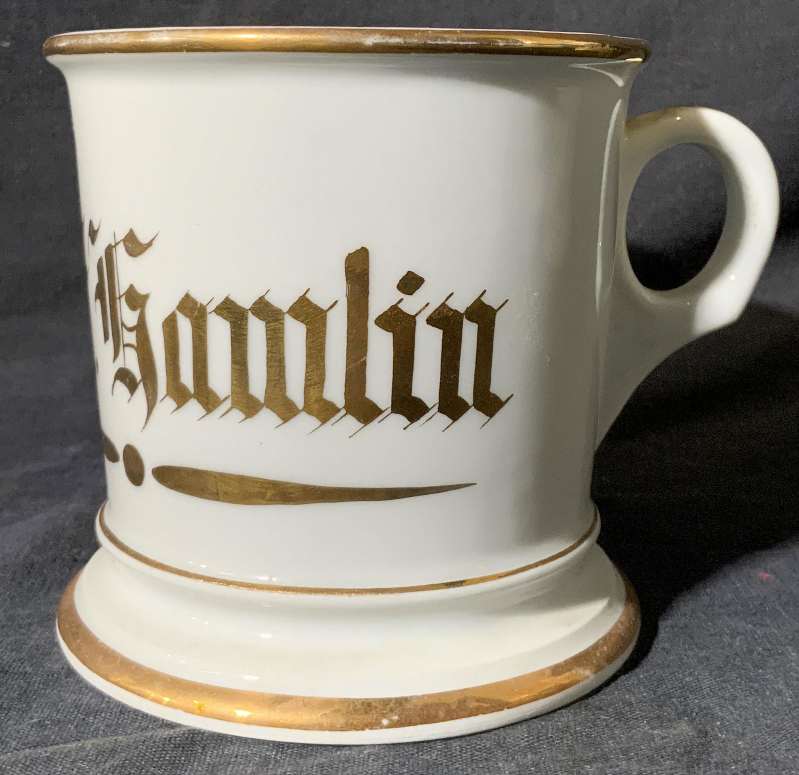 T & V FRANCE Hanibal Hamlin Shaving Mug (1 of 7)