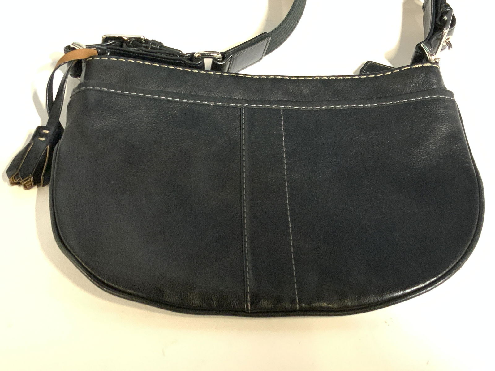 COACH Black Leather Ladies Shoulder Bag (1 of 11)