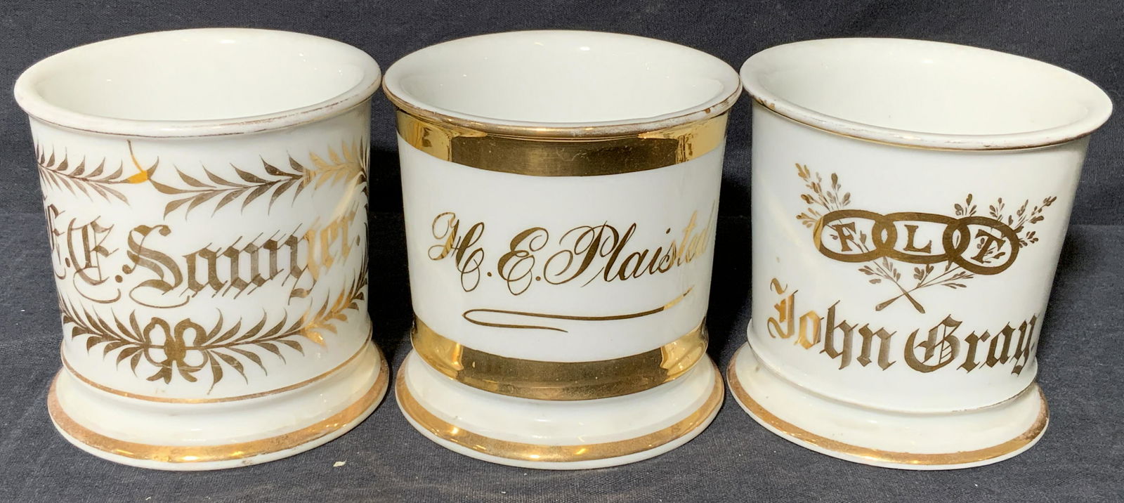 Lot 3 Vintage T & V FRANCE Shaving Mugs (1 of 7)