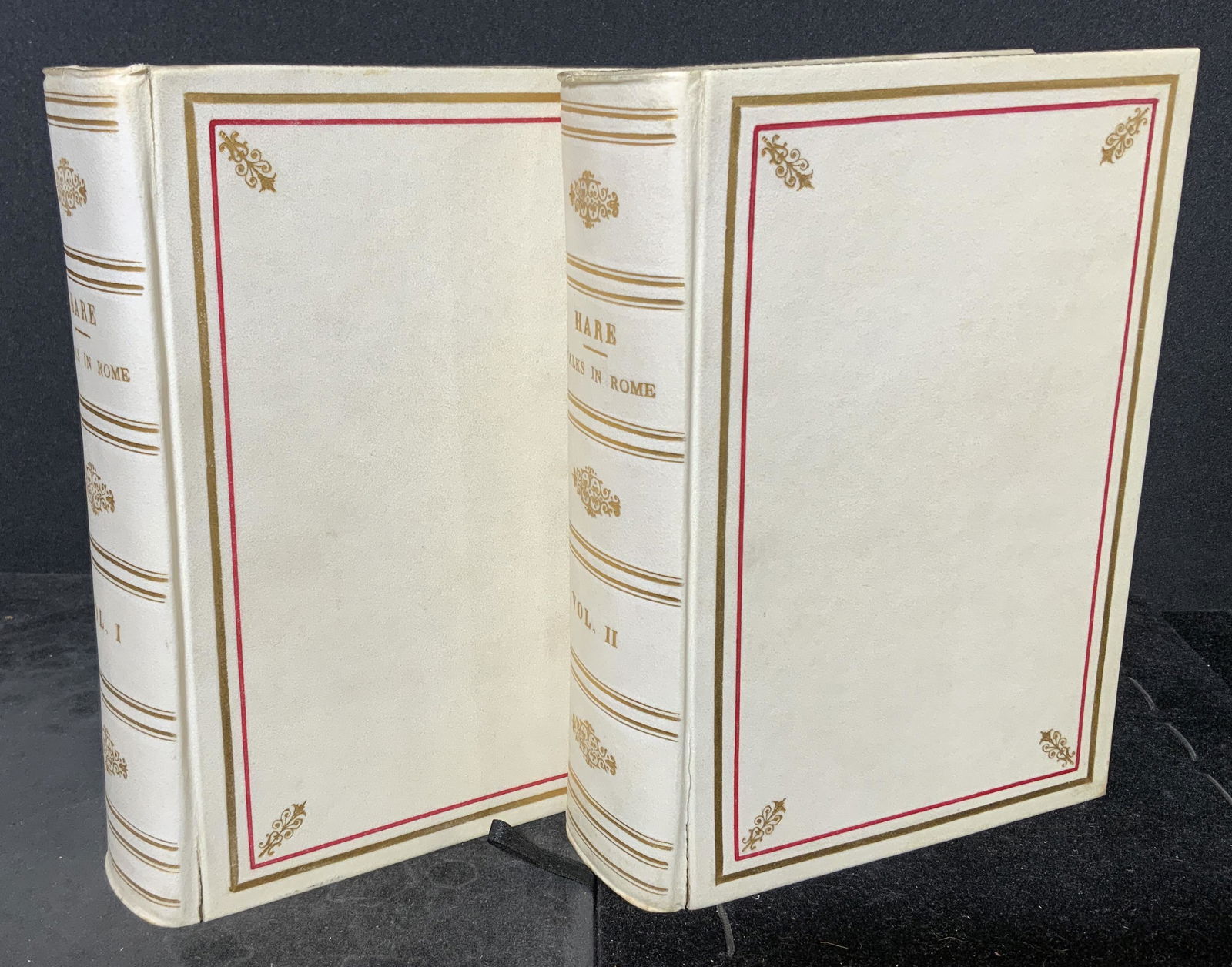 Lot 2 Antique HARE WALKS IN ROME Volumes (1 of 6)