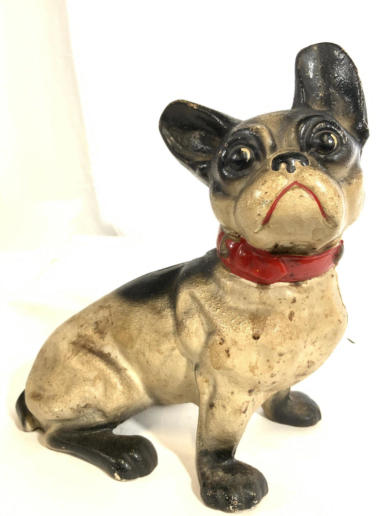 Antique Iron French Bulldog Door Stopper (1 of 10)