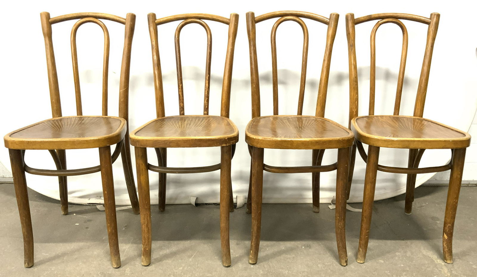 Set 4 Jacob Josef Kohn Mundus Bentwood Chair