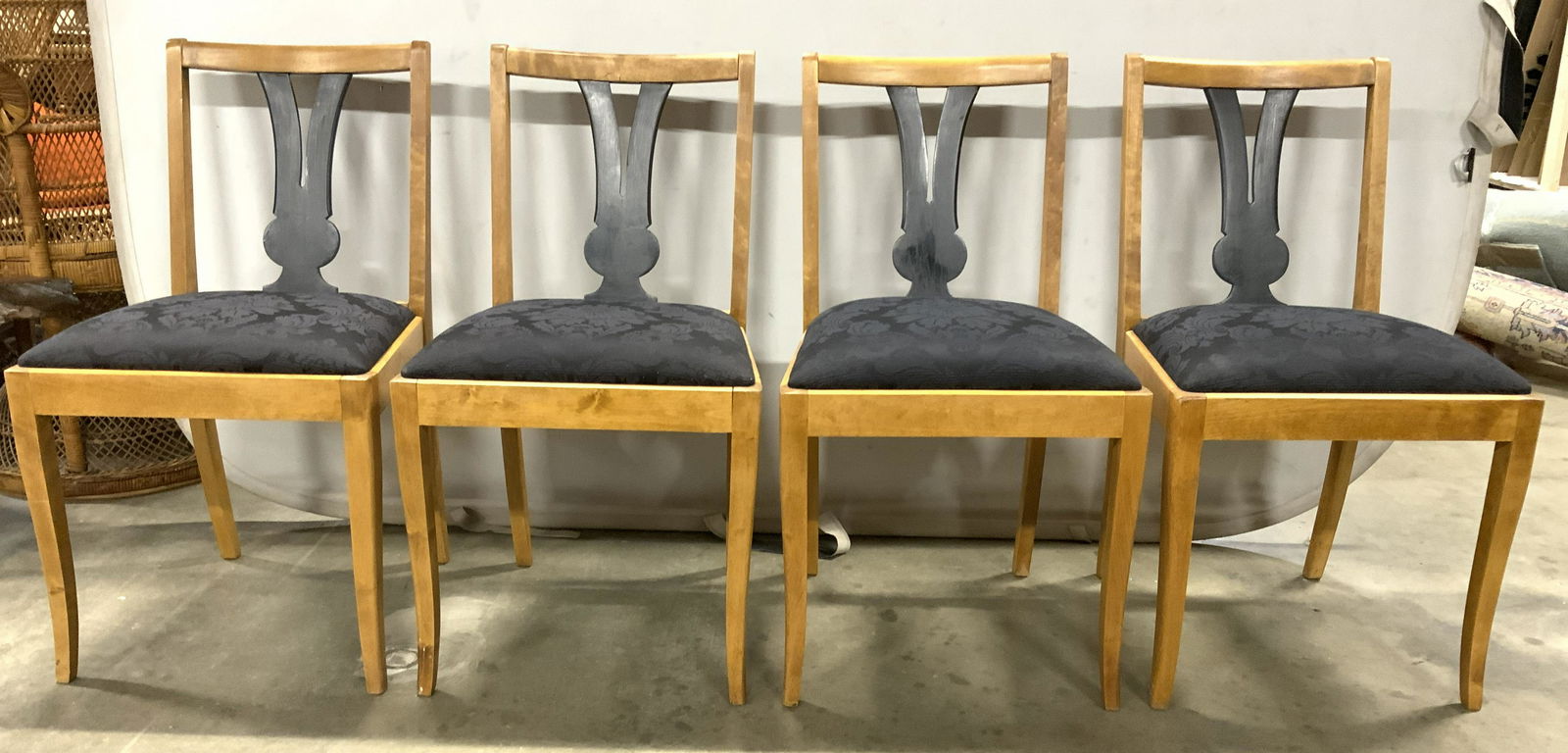 Set 4 Vintage Empire Style Dining Chars (1 of 11)