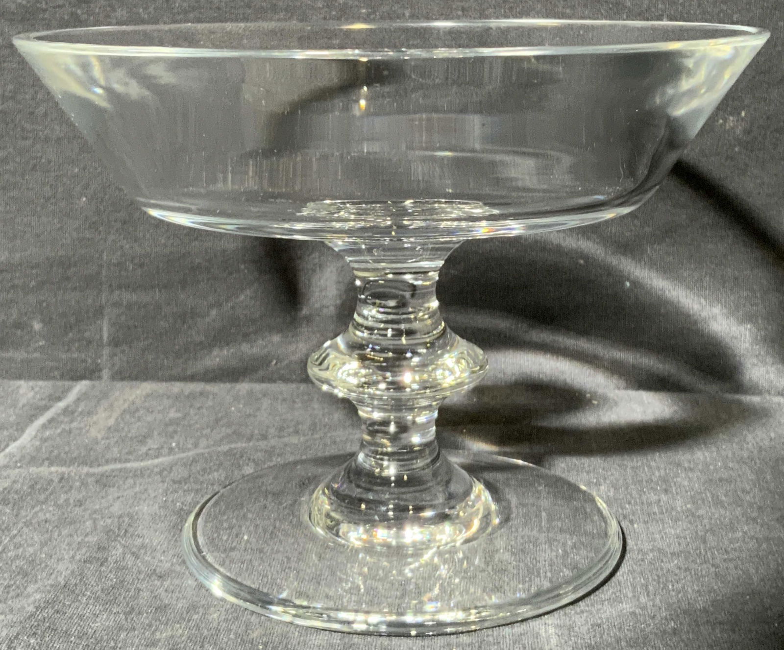 VAL ST LAMBERT Crystal Tazza Serving Dish (1 of 9)