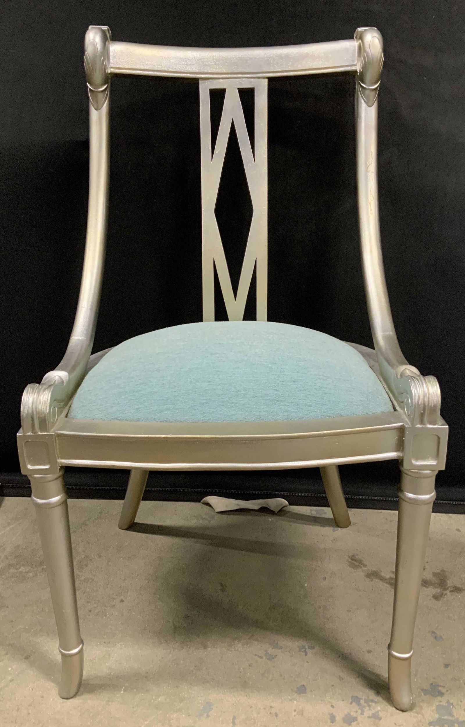 Vintage Upholstered Regency Style Chair (1 of 10)