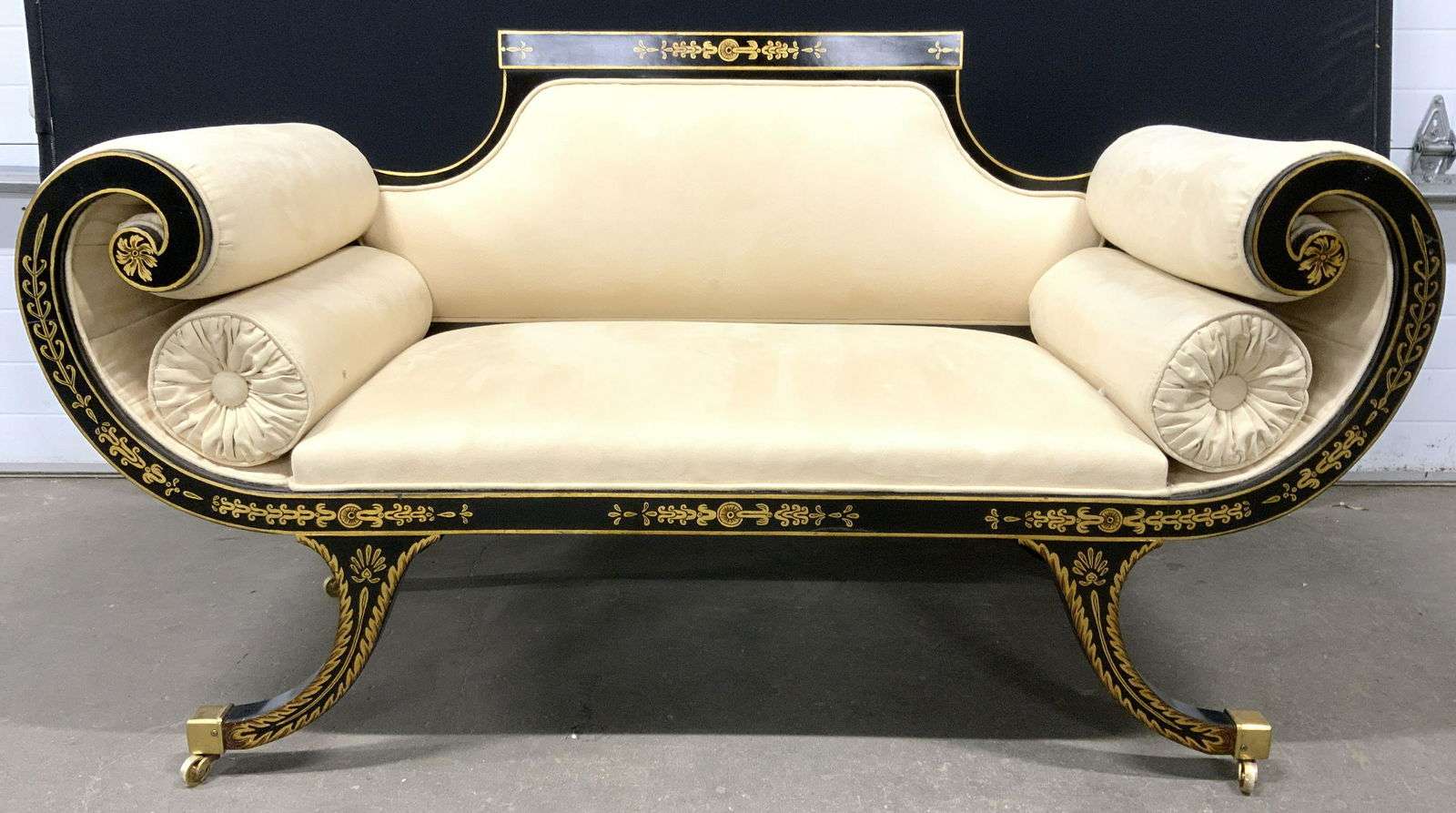 Regency Style Mahogany Settee (1 of 10)