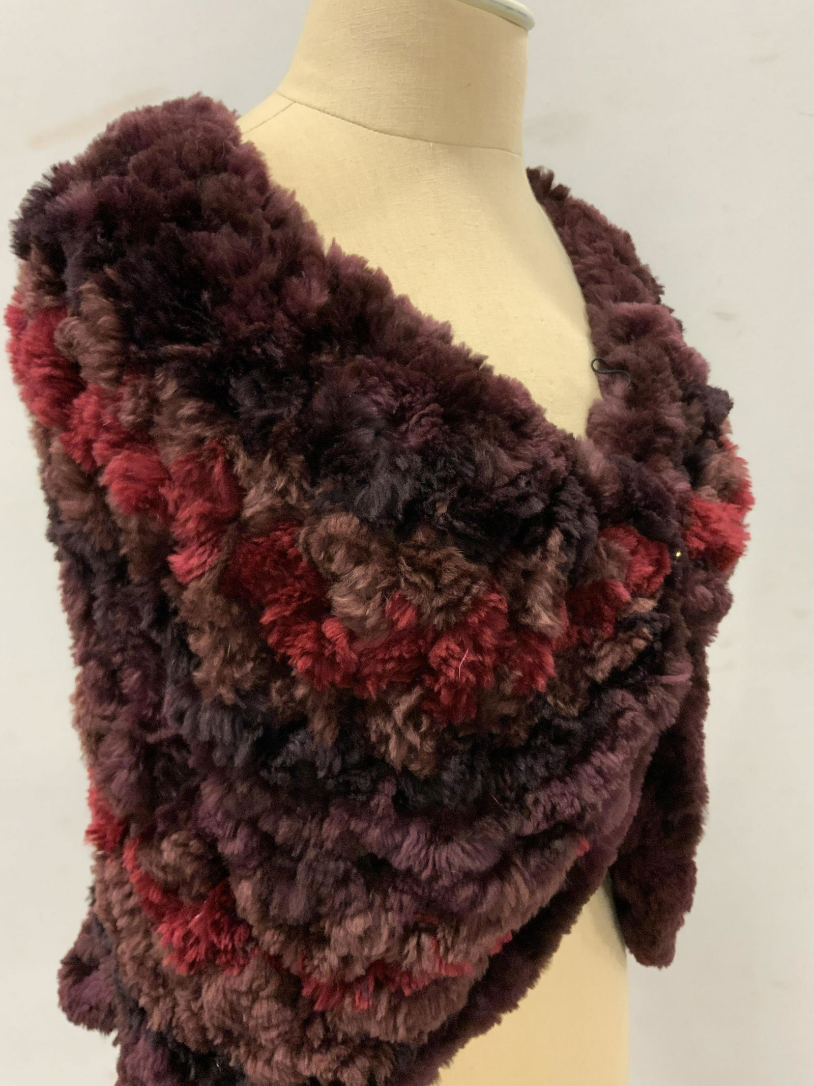 PAULA LISHMAN LIMITED Dyed Mink Fur Bolero Coat (1 of 9)