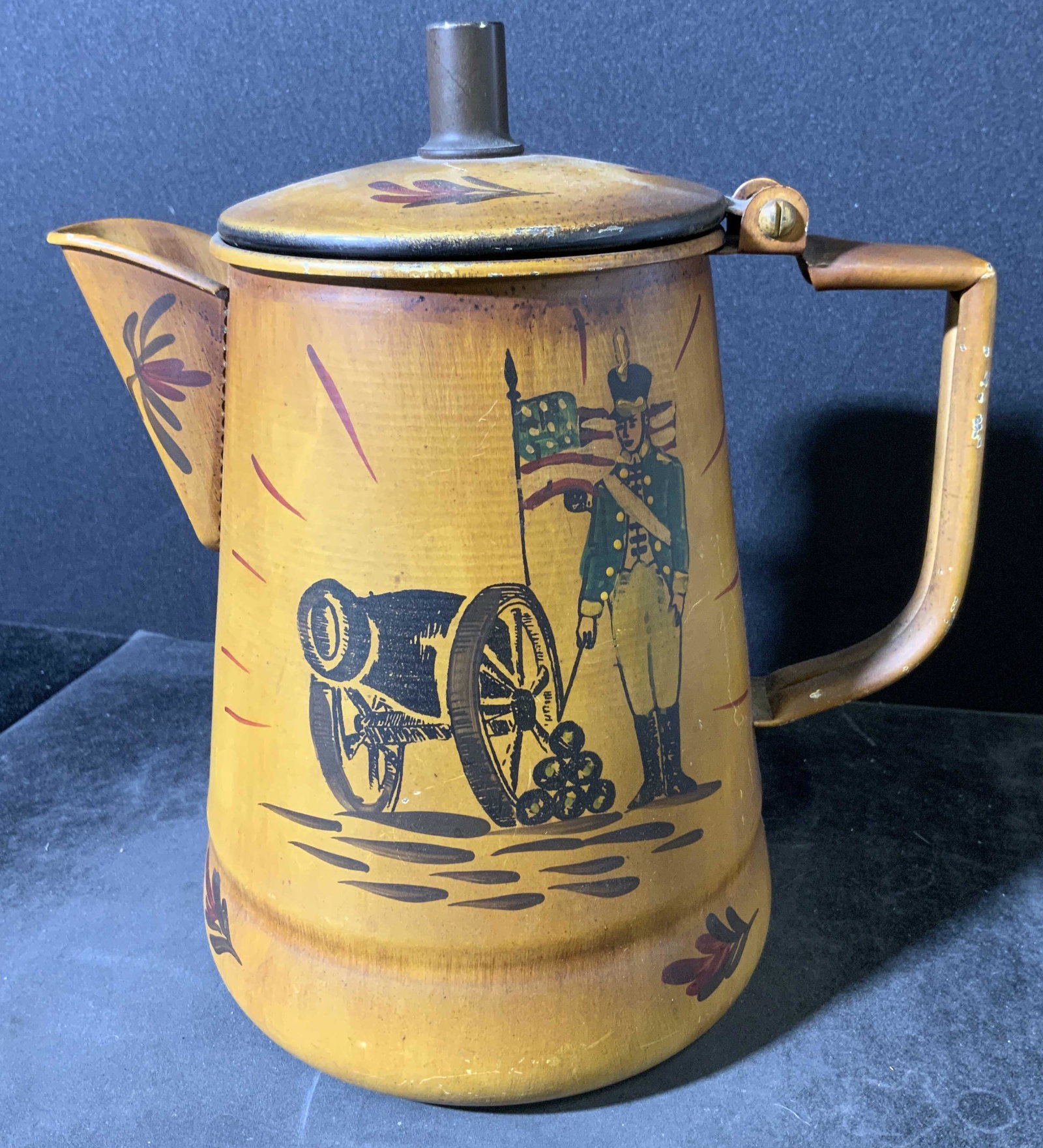 Antique Toleware Kettle (1 of 10)