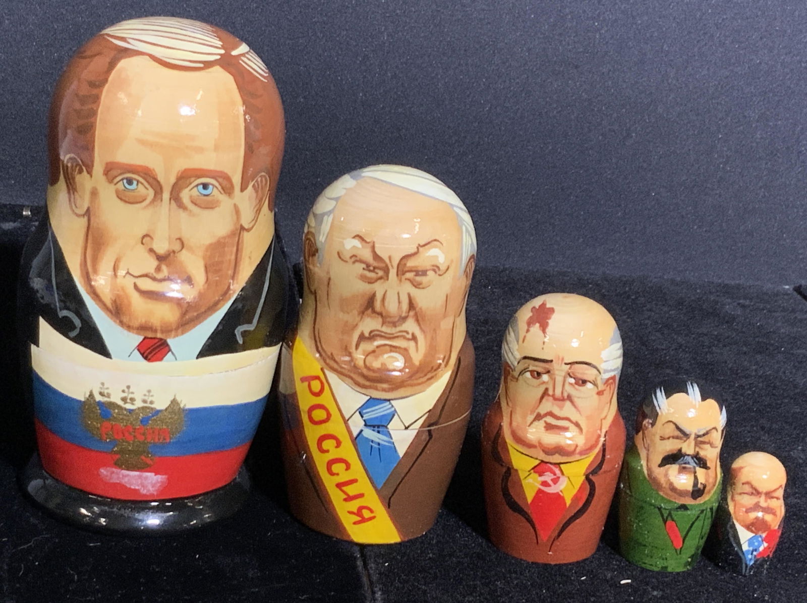 Russian Leader Matryoshka Dolls, Nest Dolls (1 of 12)