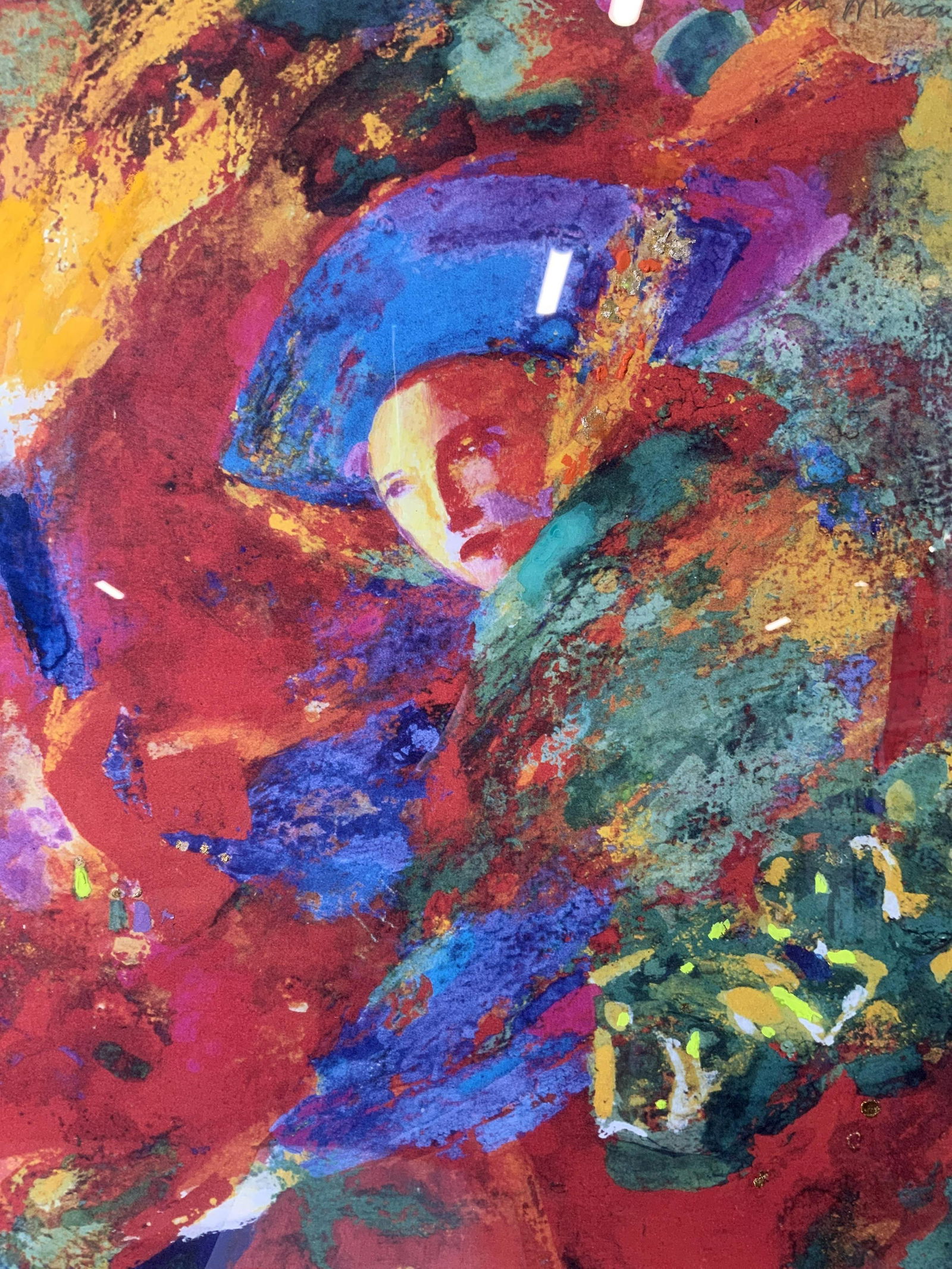 DAN MARCUS Abstracted Woman Mixed Media (1 of 12)