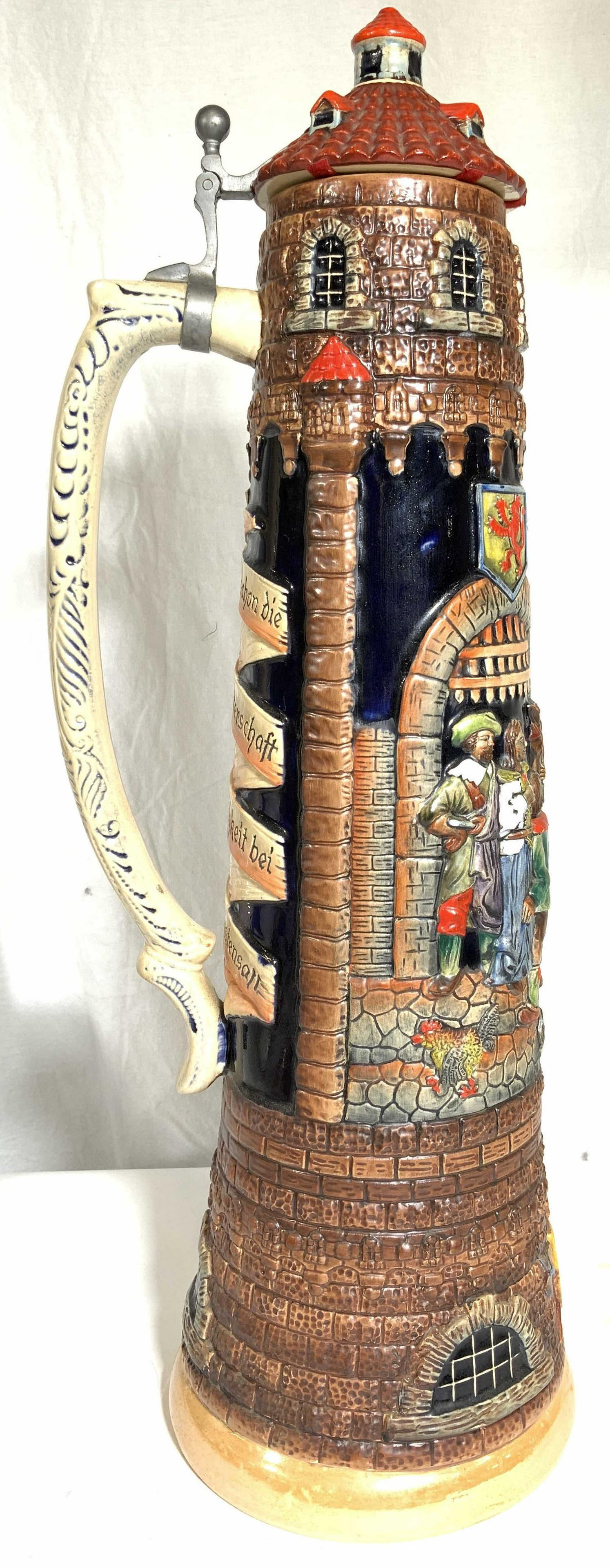 Oversized Ceramic Stein Marked For GERMANY (1 of 11)