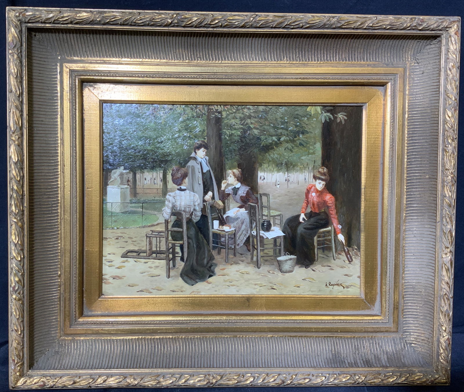 G. Rayner Signed Oil On Board Painting (1 of 12)