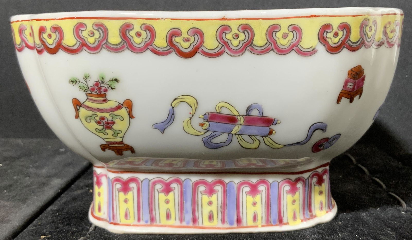 Hand Painted Asian Style Ceramic Bowl (1 of 6)