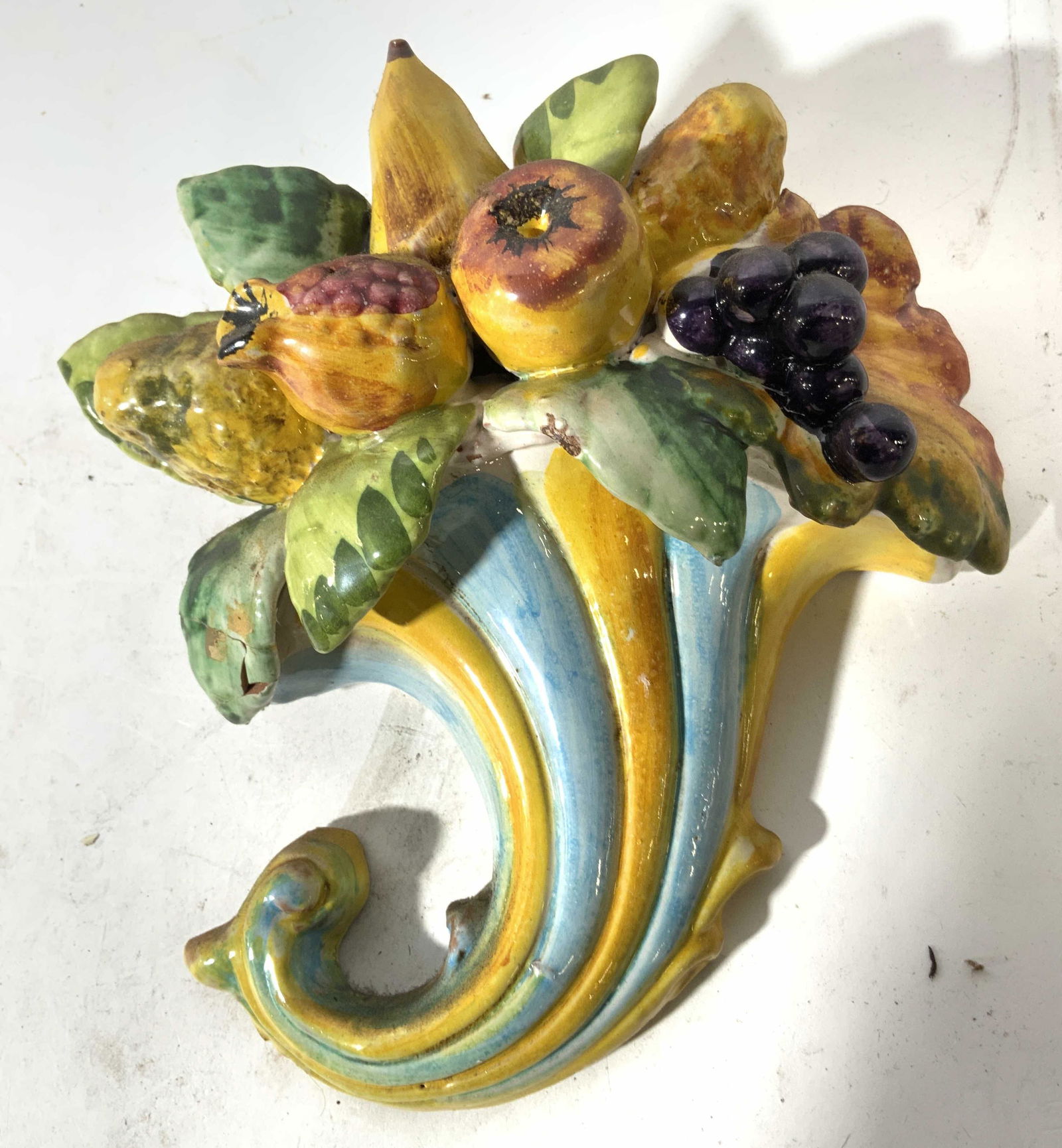 Hand Painted Italian Ceramic Wall Hanging Decor (1 of 9)