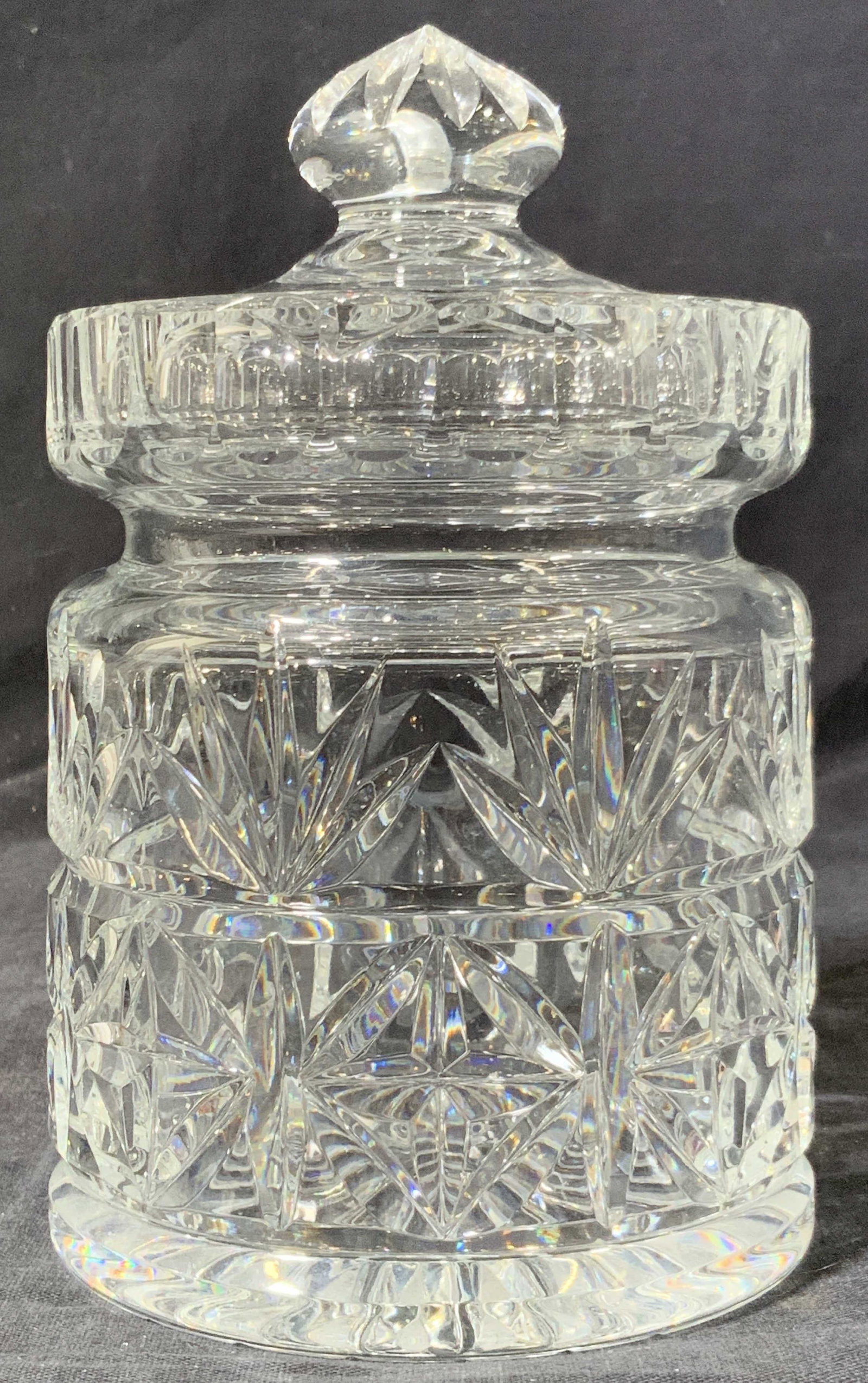 Vintage Lidded Cut Glass Jar (1 of 10)