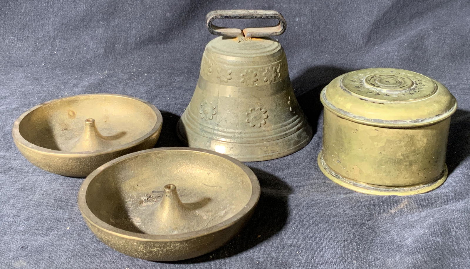 Group Lot 4 Vintage Brass Items (1 of 11)