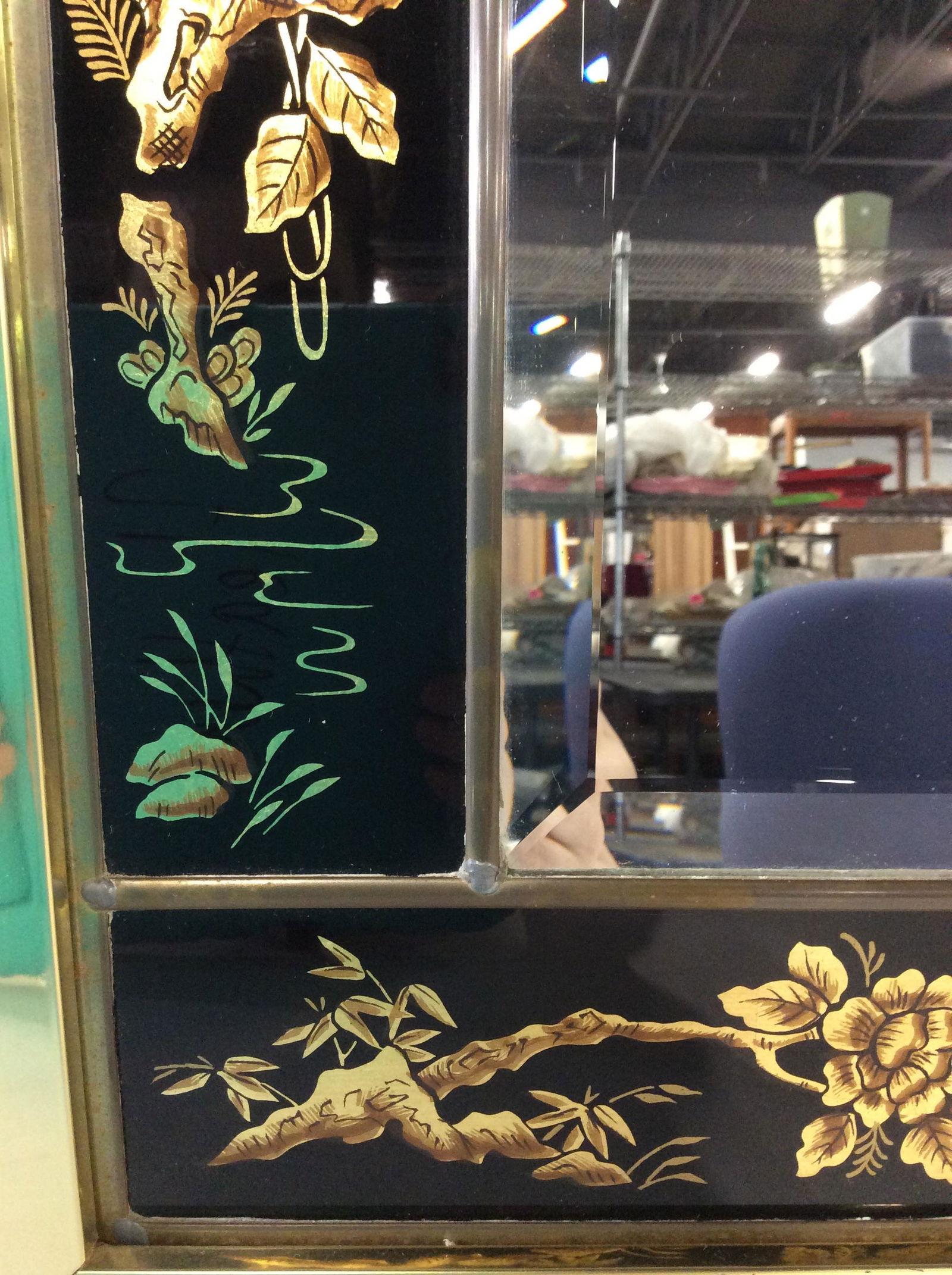 Mid Century Modern Japanese Design Mirror (1 of 12)