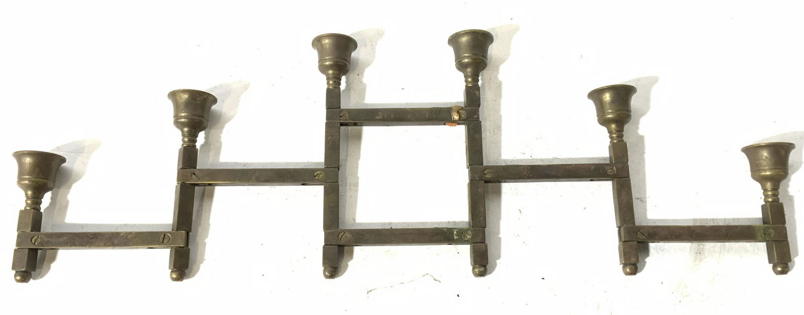 Vintage Folding Brass Candelabra (1 of 7)