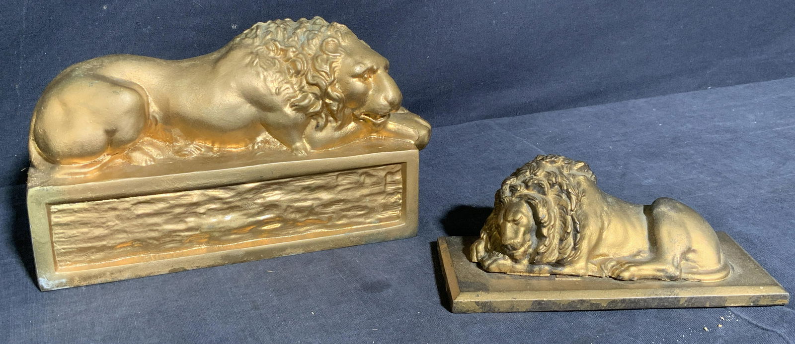 Pair of Tabletop Lion Figurals (1 of 6)