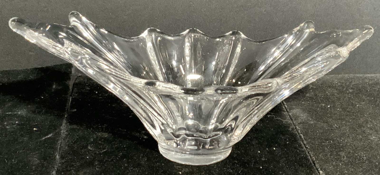 COFRAC France Art Glass Centerpiece Bowl (1 of 8)