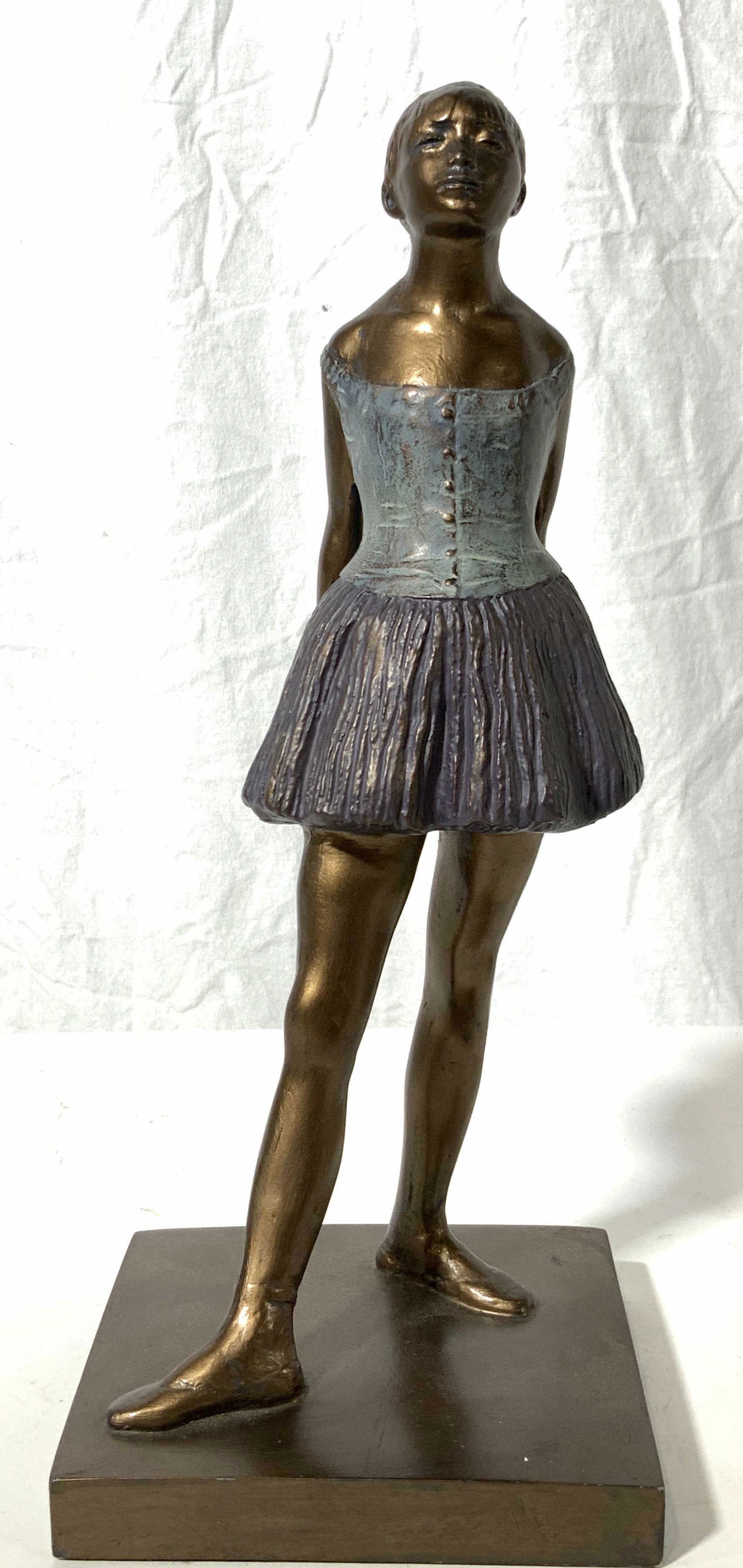 Signed MMI Degas Little Ballerina Replica Statue (1 of 11)