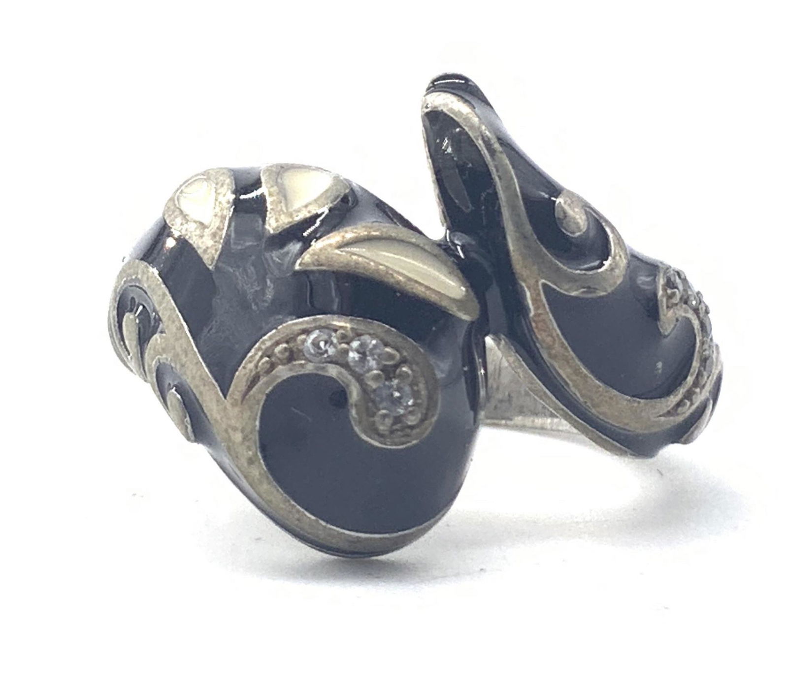 R.H. MACY & CO. Sterling Silver Enamel Ring, Box (1 of 16)