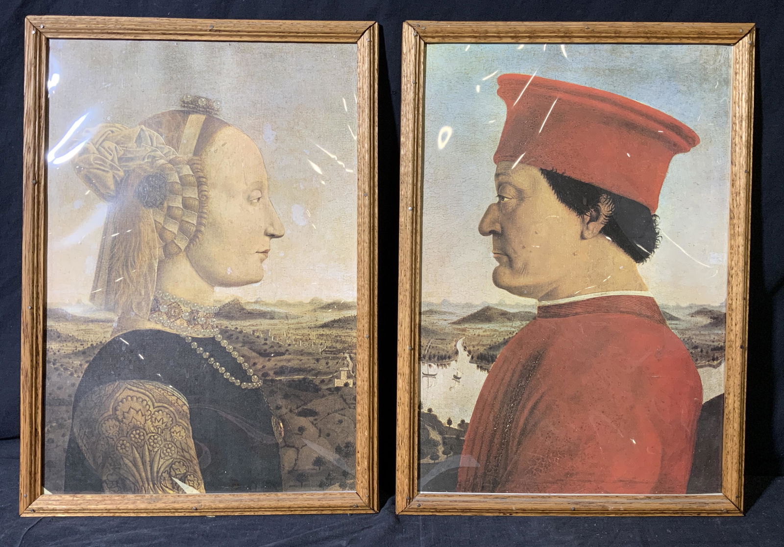 Lot 2 PIERO DELLA FRANCESCA Portrait Lithographs (1 of 7)