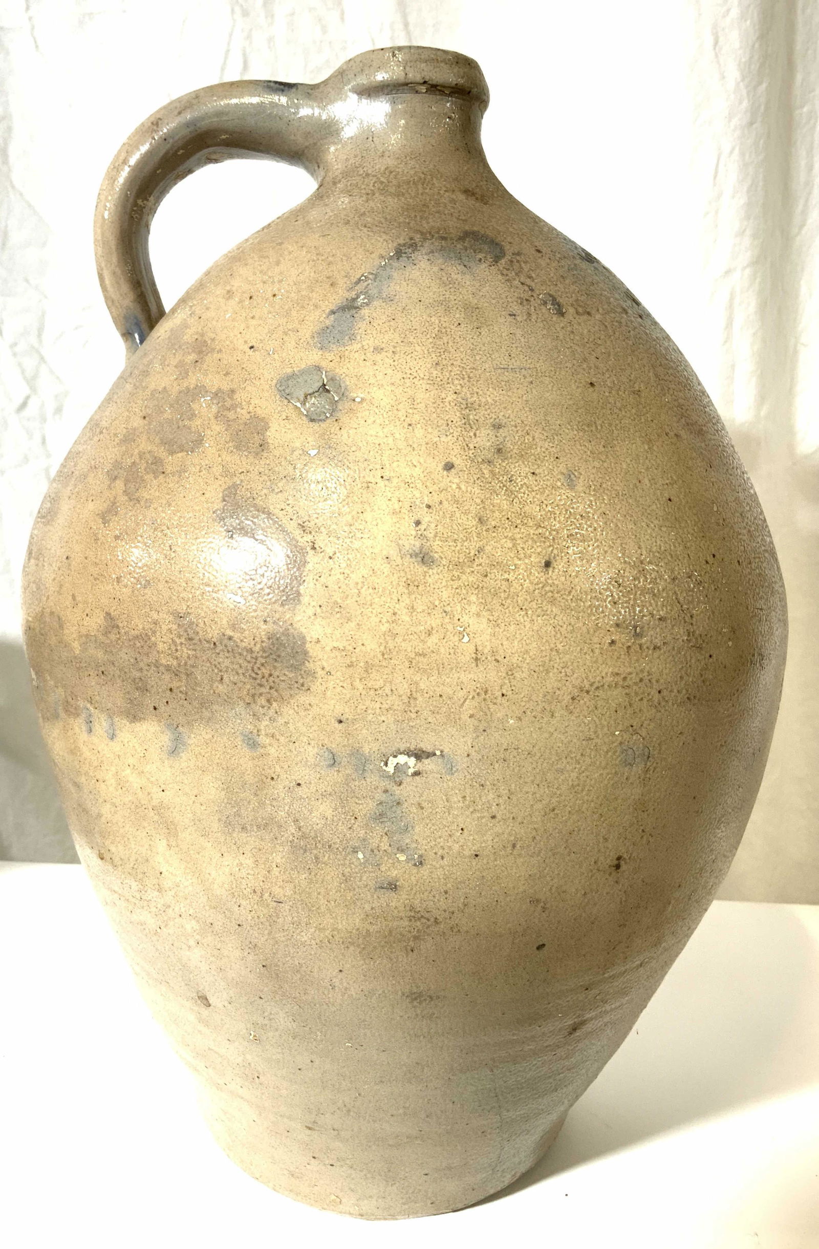 Antq 19th C GODWIN WEBSTER Stamped Stoneware Jug (1 of 8)