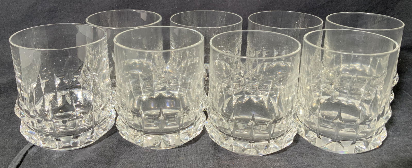 ROSENTHAL 8 PCs Set VNTG Crystal Drinking Glasses (1 of 7)
