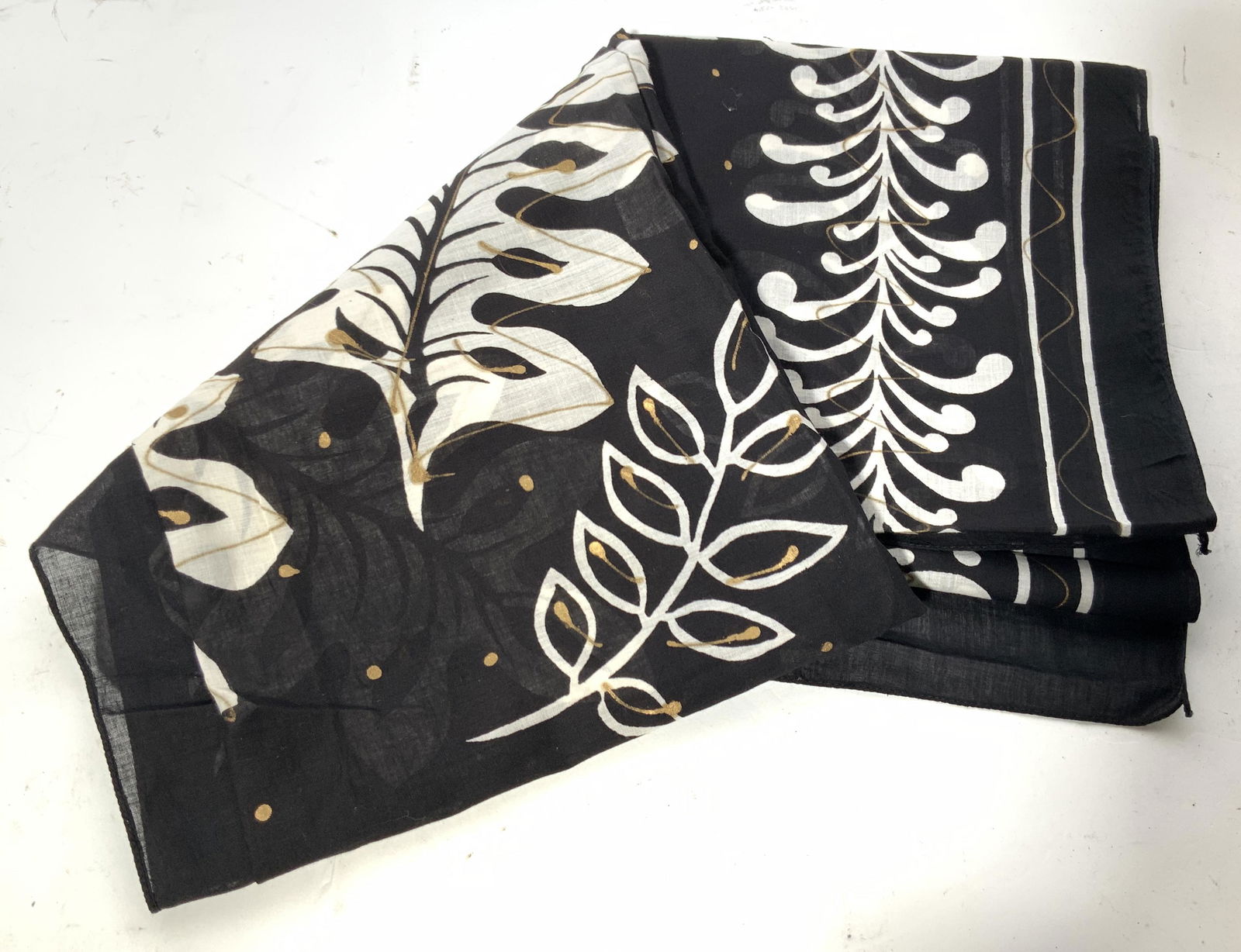 Group Lot 3 Black Scarves (1 of 10)