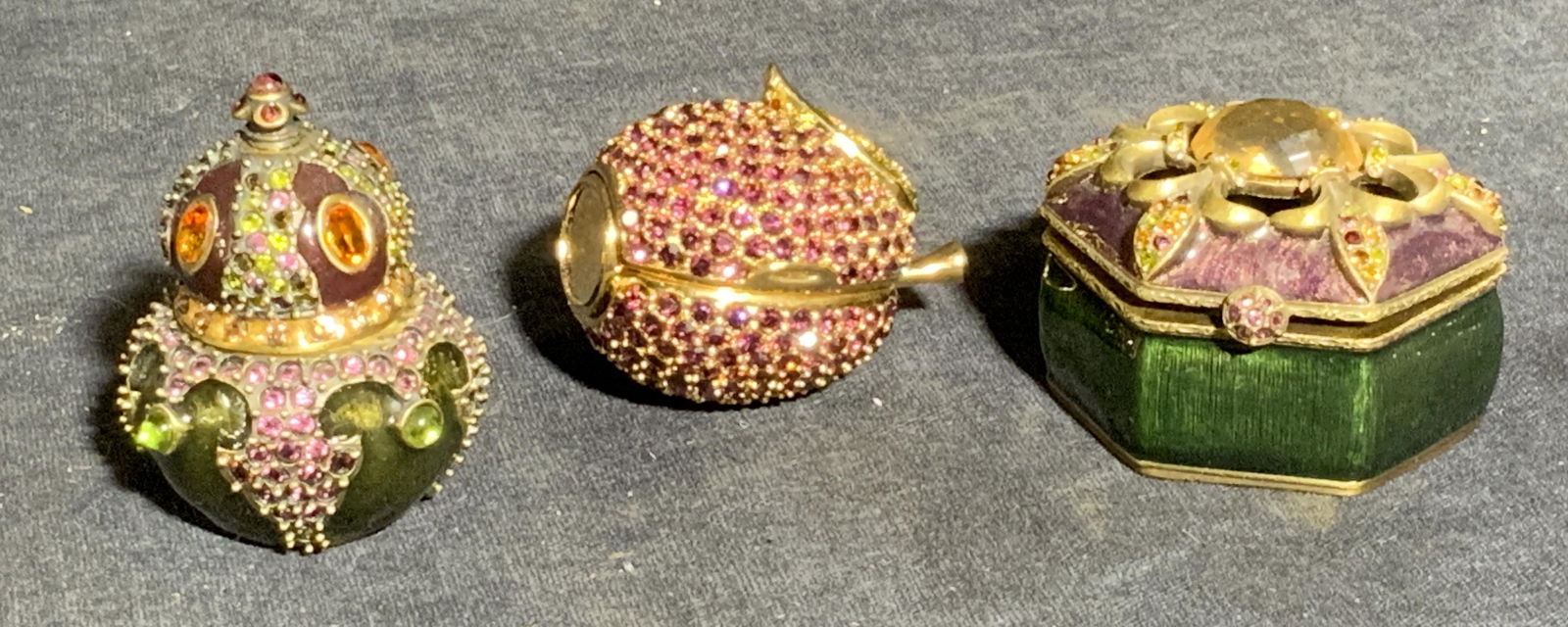 JAY STRONGWATER lot 3 Bijoux Pill Boxes (1 of 5)