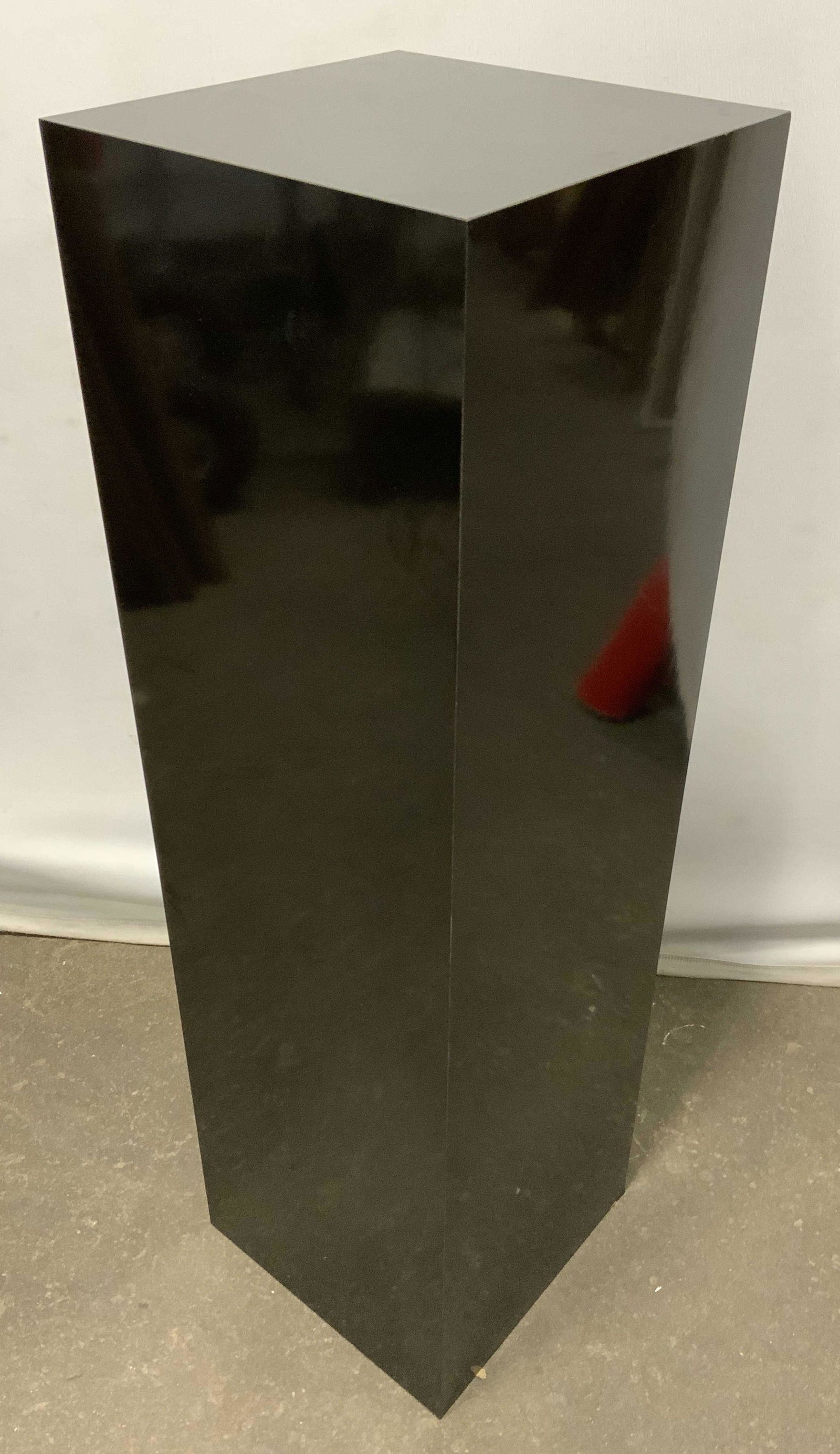 Black Wooden Display Pedestal (1 of 5)
