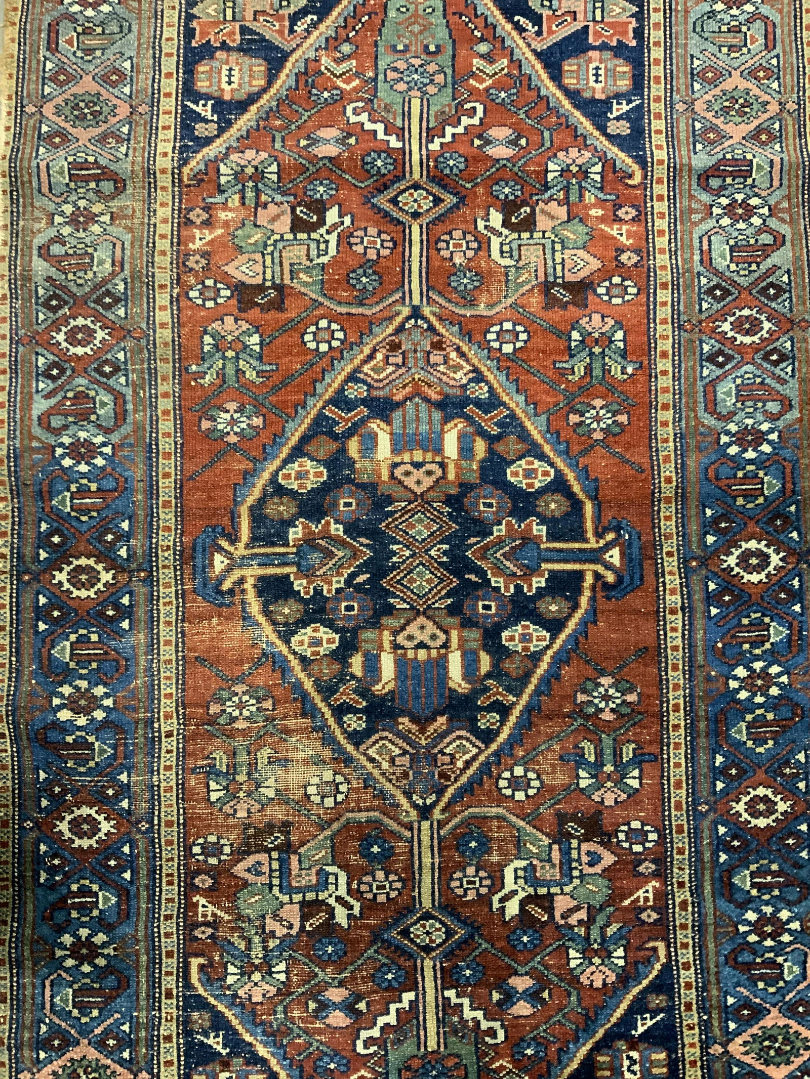 Handmade Vintage Persian Wool Area Rug (1 of 9)
