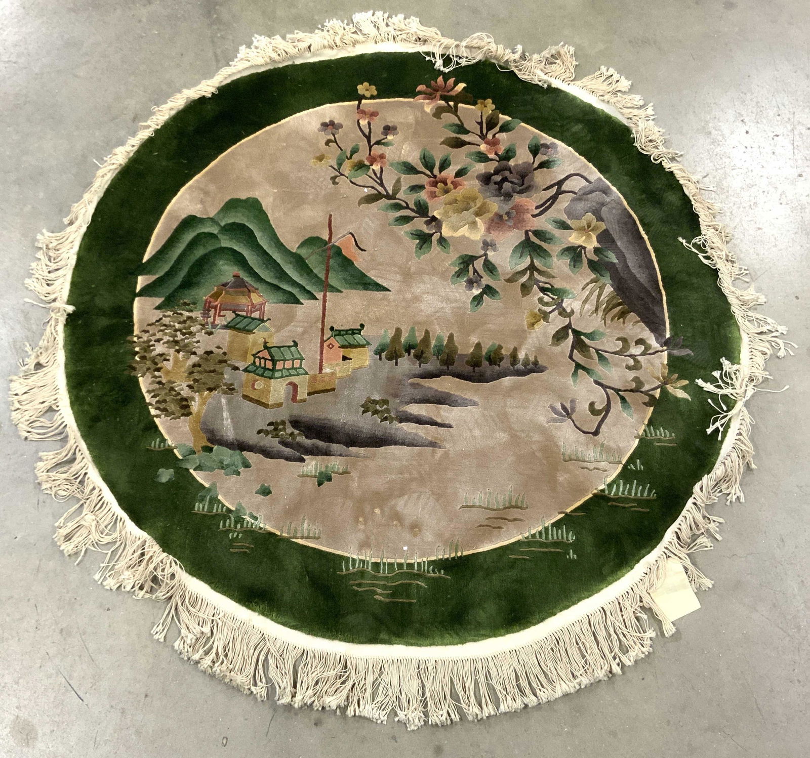 SHANGHAI SILK Carpet Chinese Art Deco Rug (1 of 8)