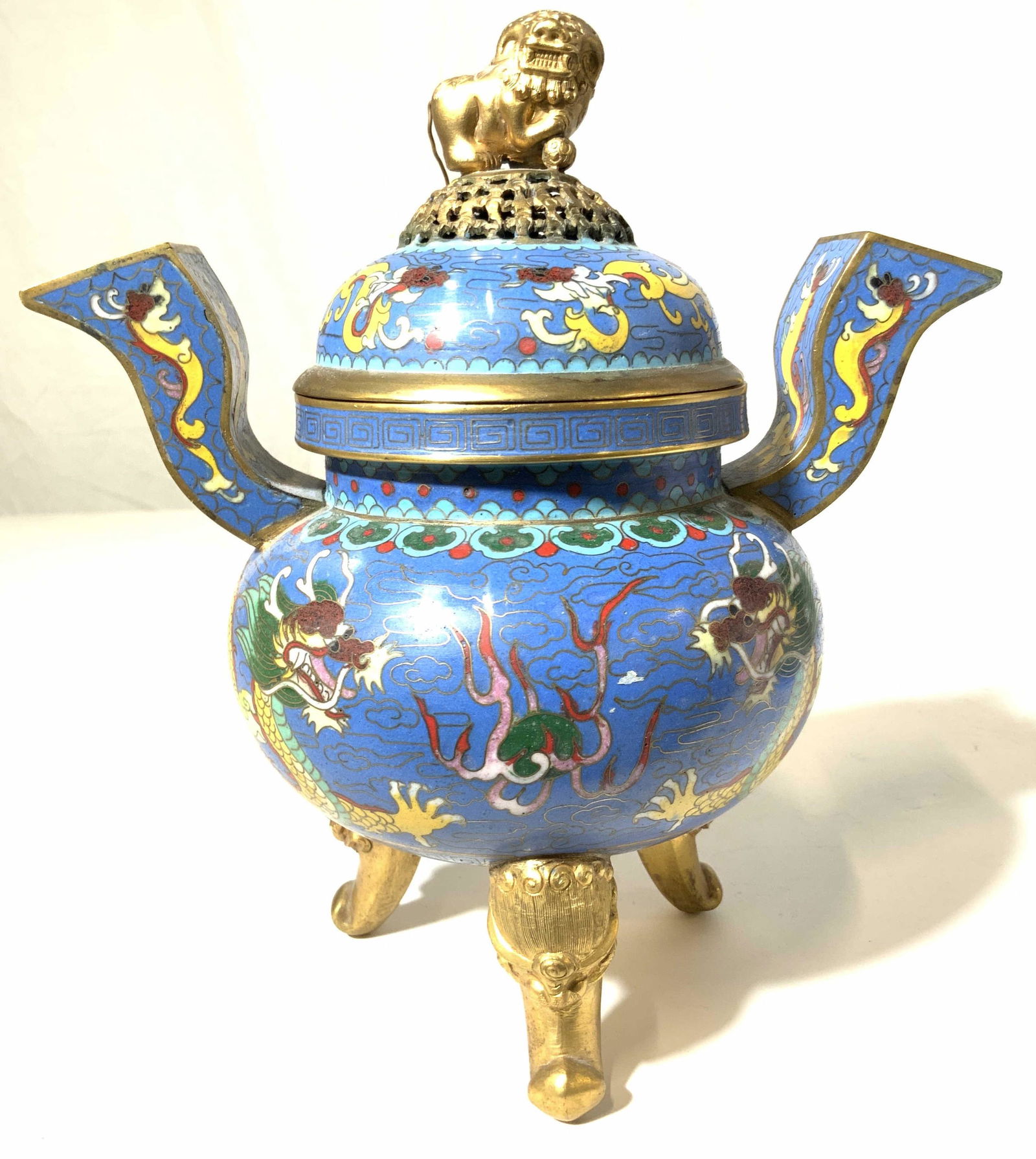 Asian Brass Enamel Censor (1 of 16)