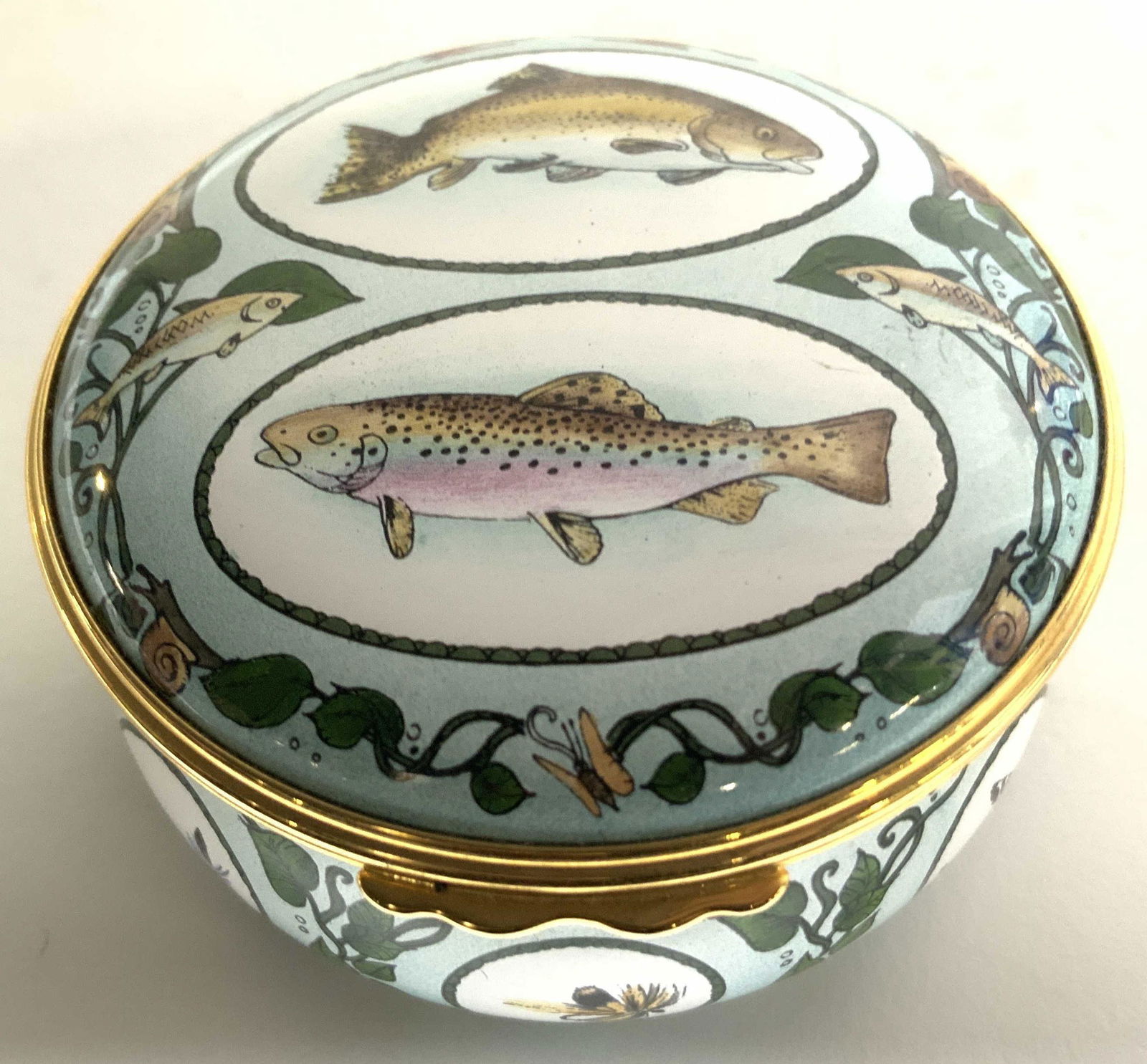 Halcyon Days Enamel Fish Pill Box (1 of 10)