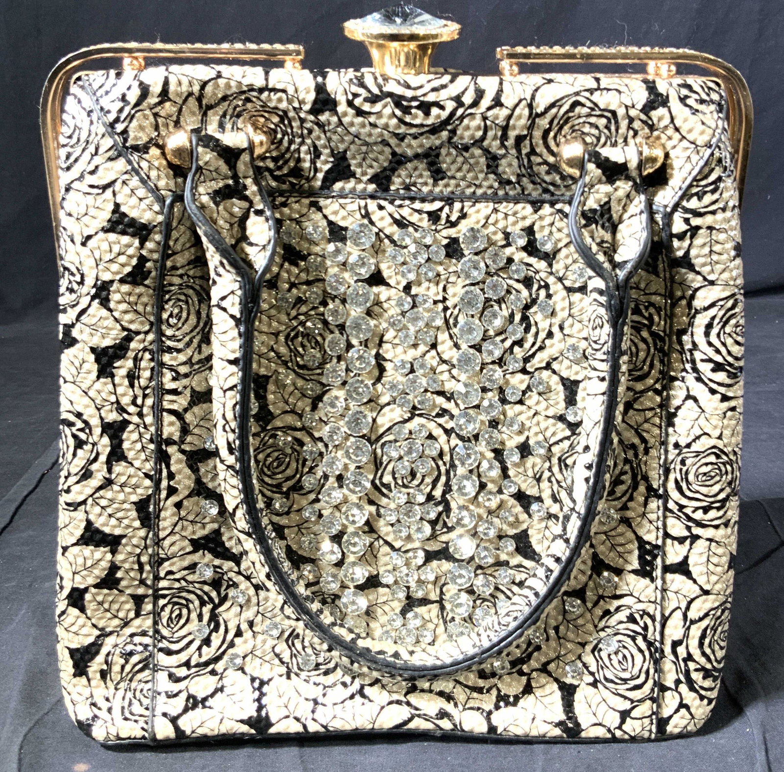 Bling Bedazzled beaded, sparkly handbag (1 of 12)