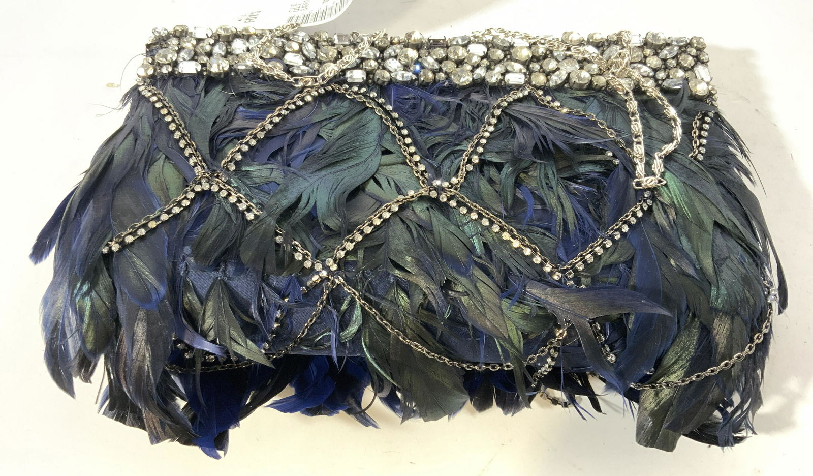 Fox’s Women’s Feathered Clutch W Rhinestones (1 of 8)