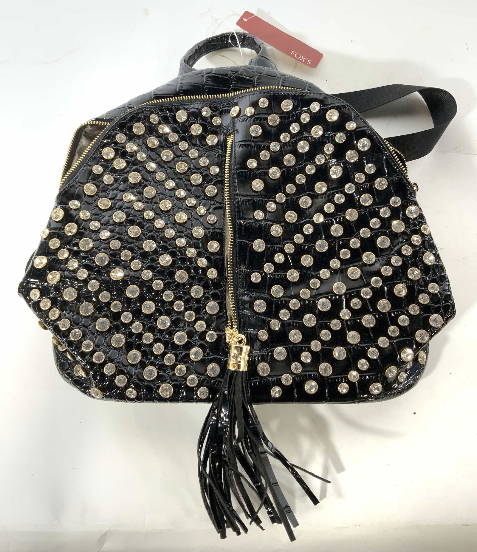 FOX’S Faux Croc Skin Backpack W Rhinestone (1 of 8)