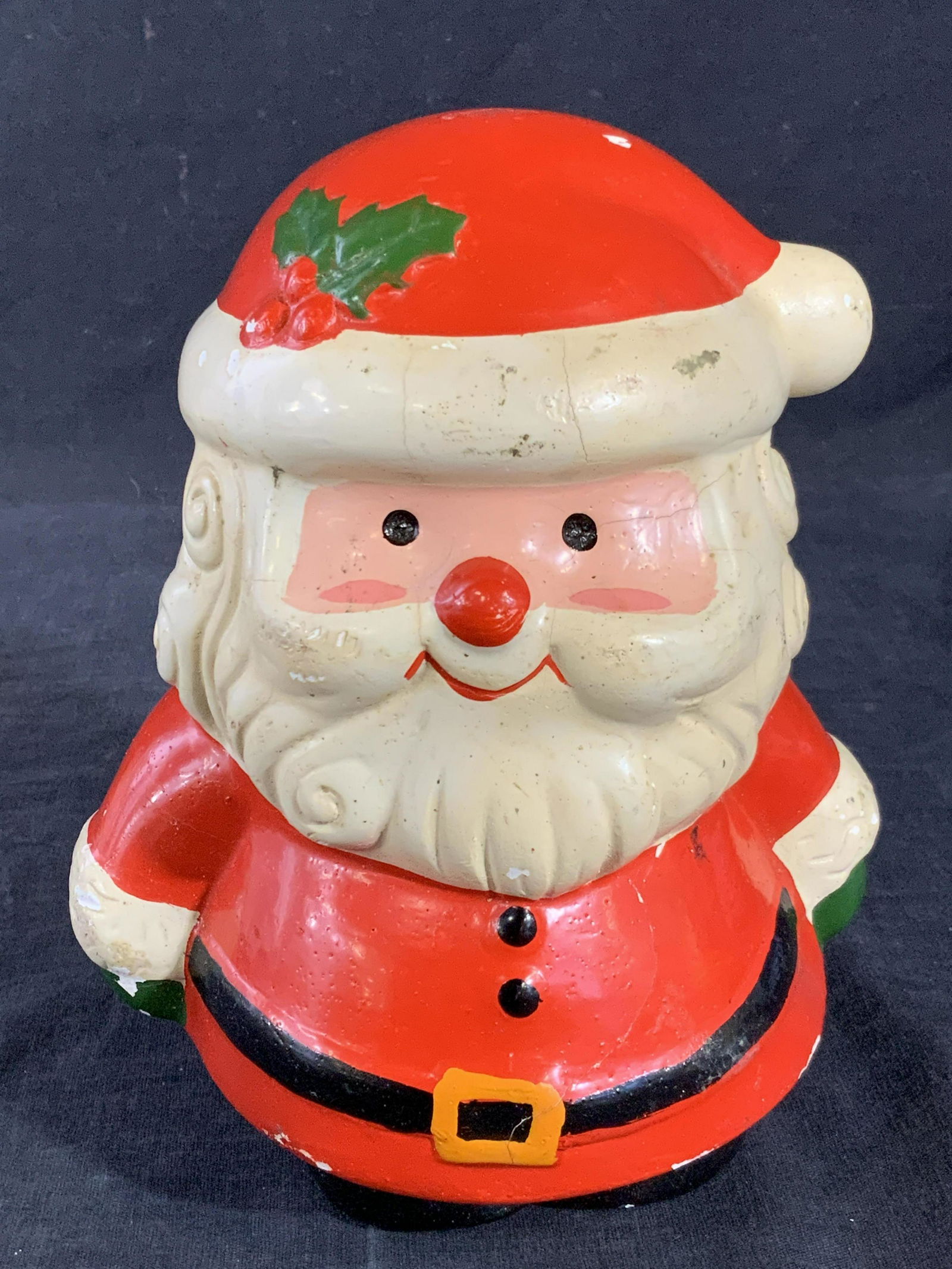 Vintage Ceramic Santa Piggy Bank (1 of 10)