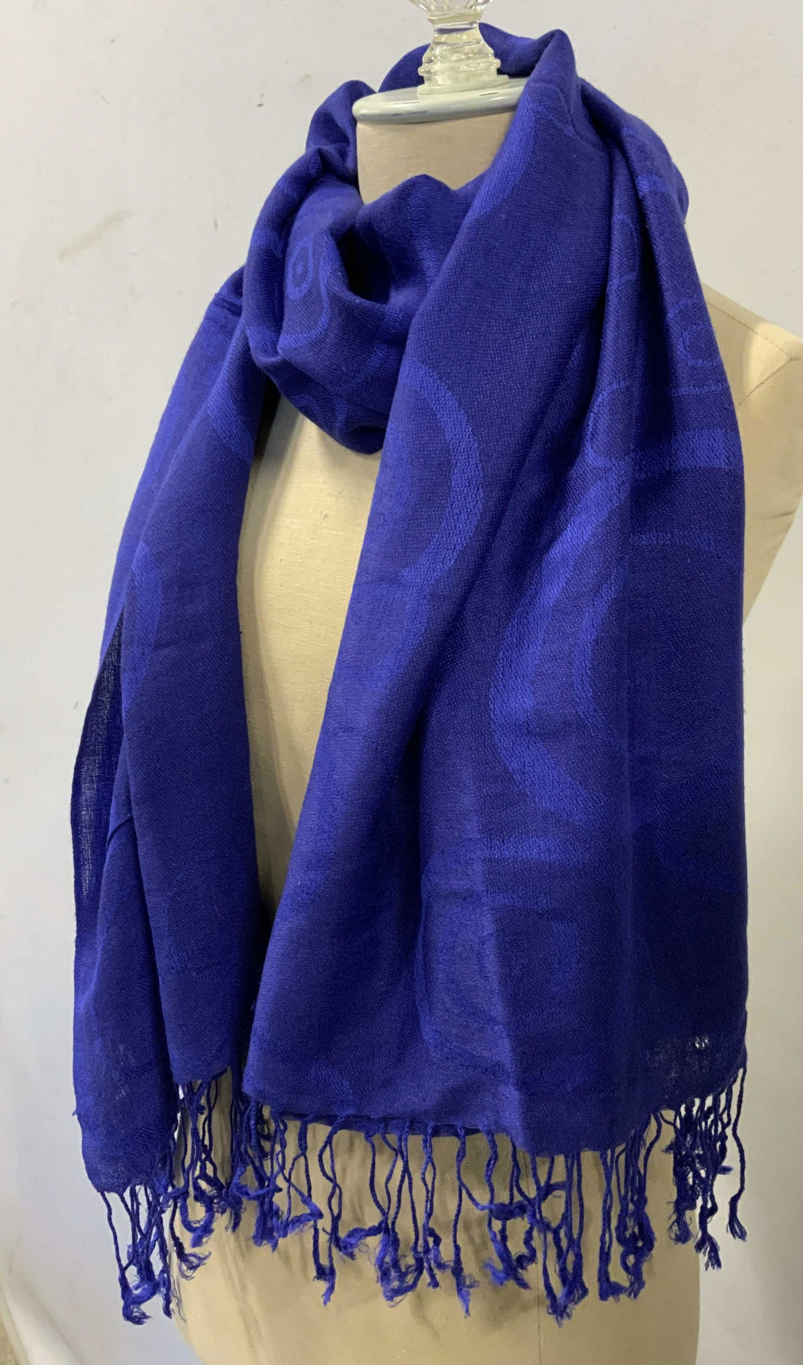 PASHMINA Fringed Scarf (1 of 5)