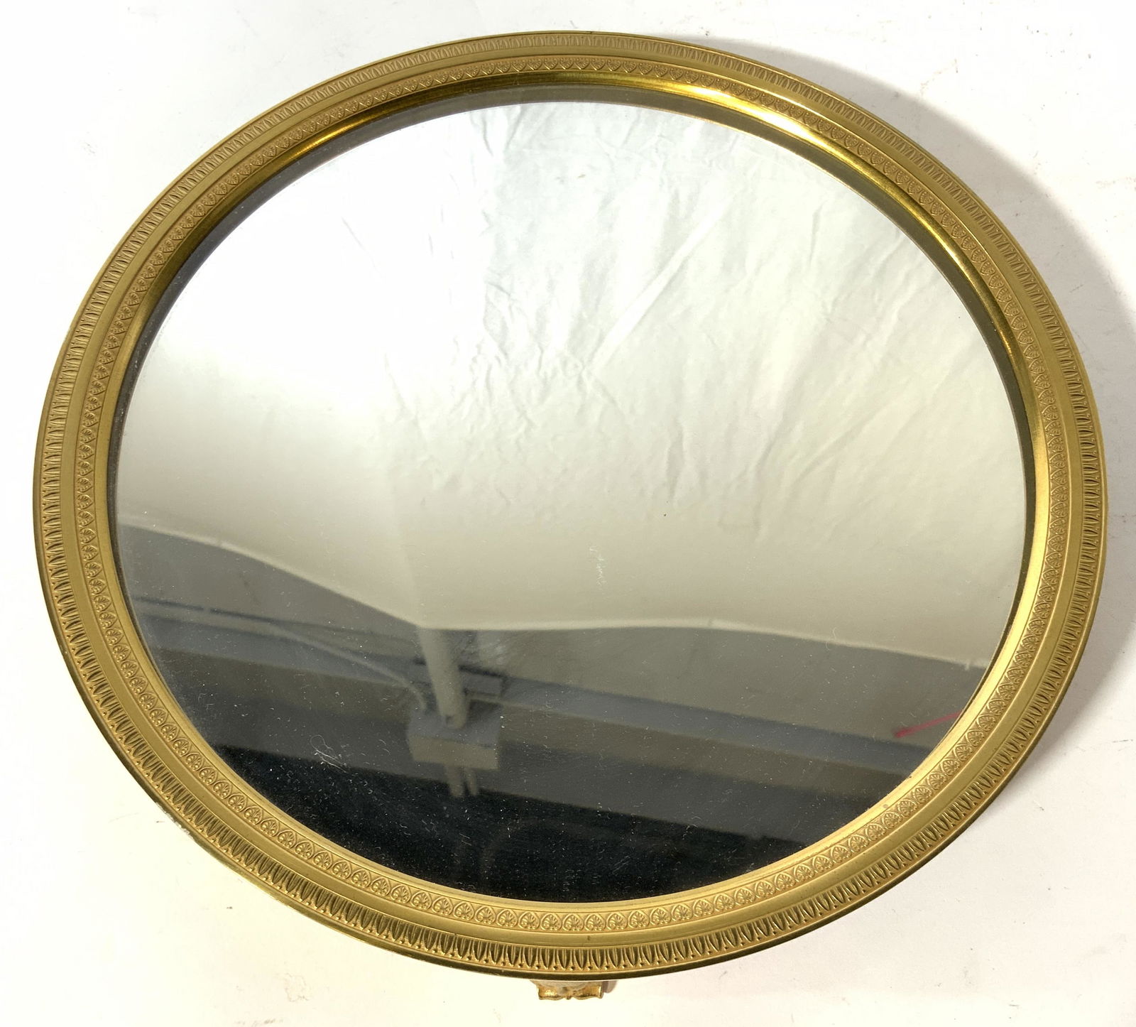 Brass Frame Footed Vanity Mirror Tray (1 of 7)