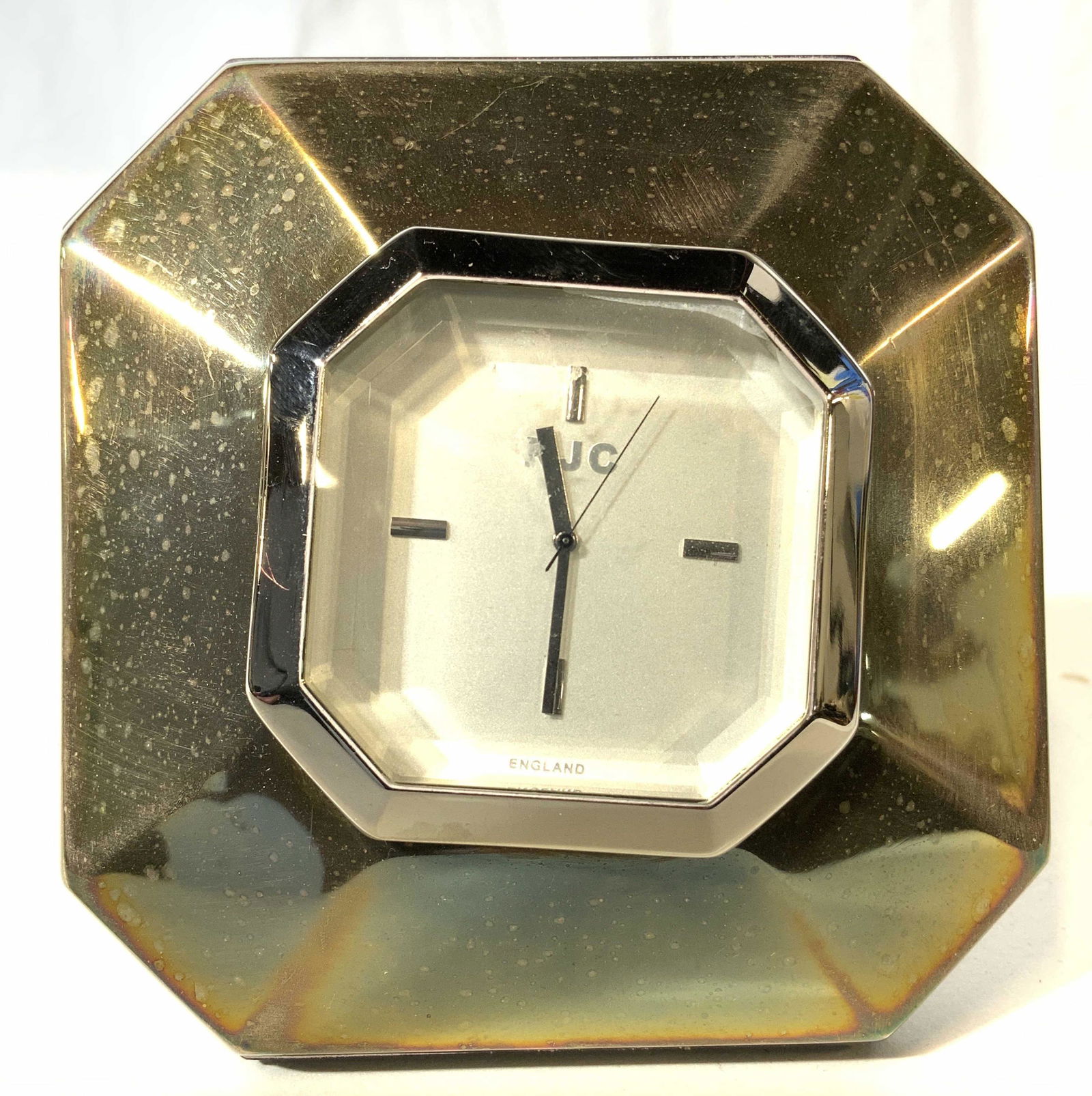 RJC Sterling Silver Frame Desk Clock (1 of 8)
