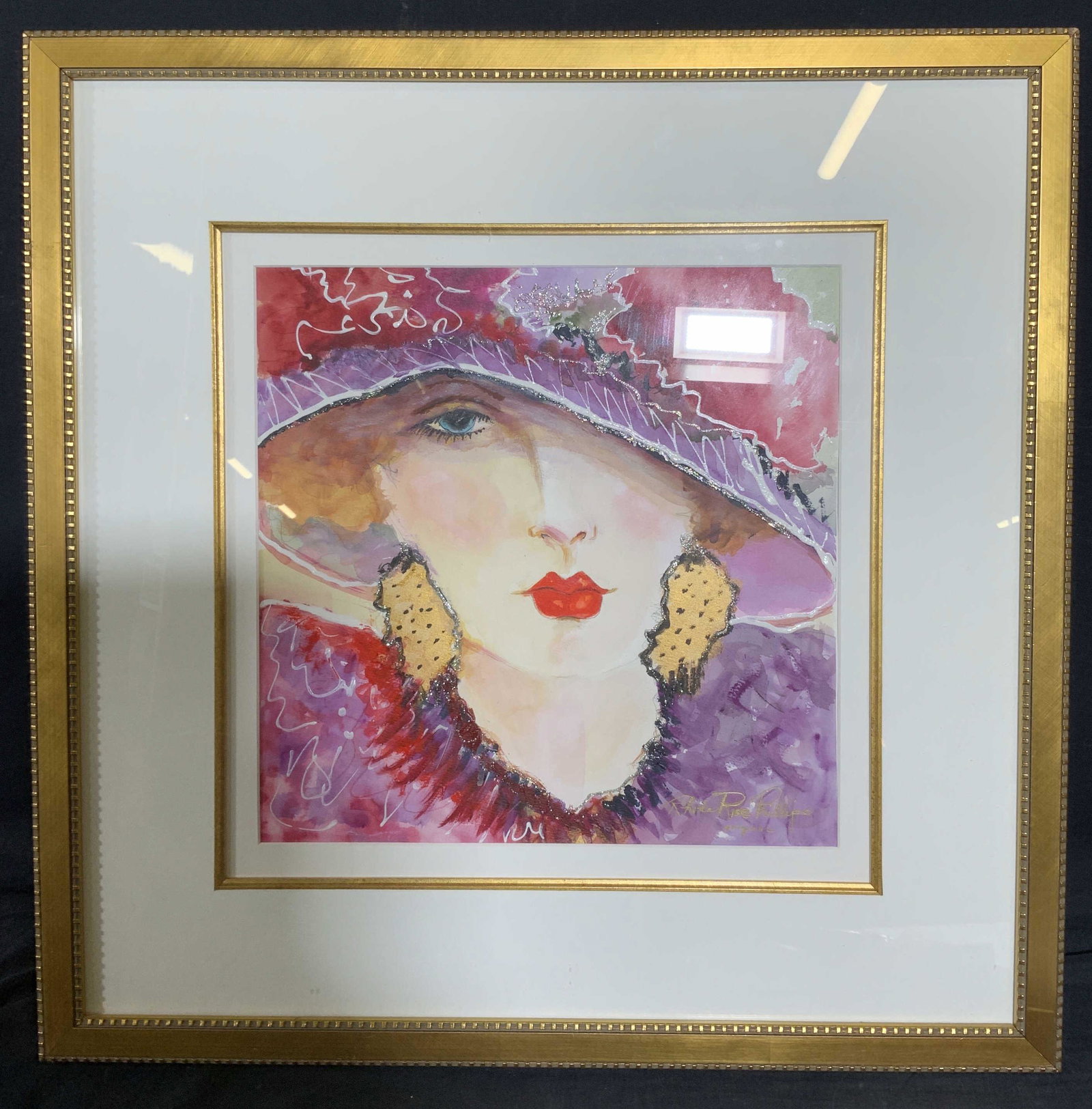 RHODA RISE PHILLIPS Signed Mixed Media Artwork (1 of 7)